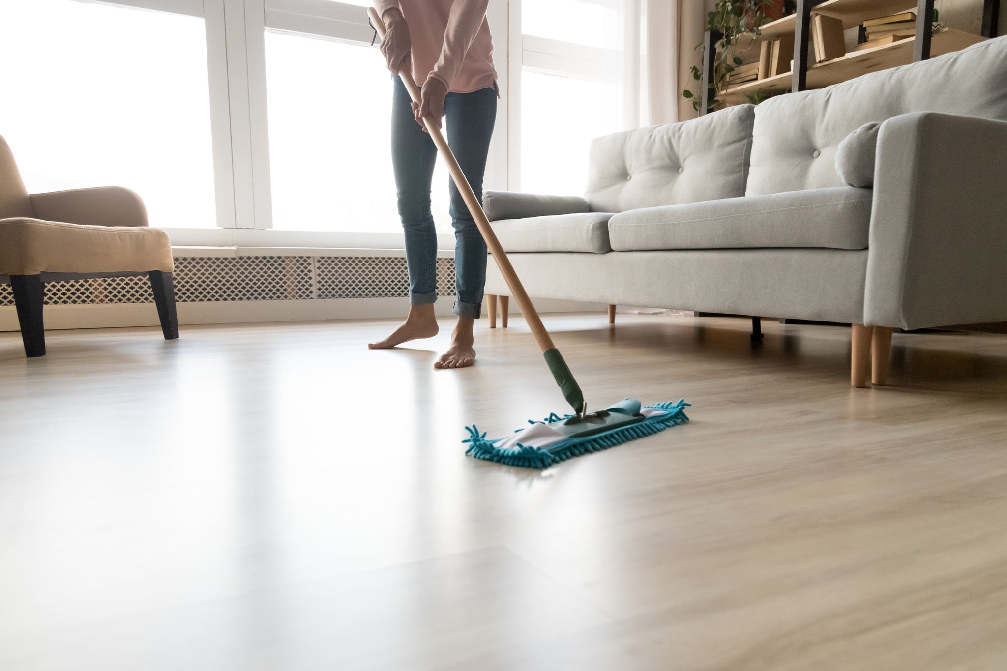 Maintaining your hardwood floor.