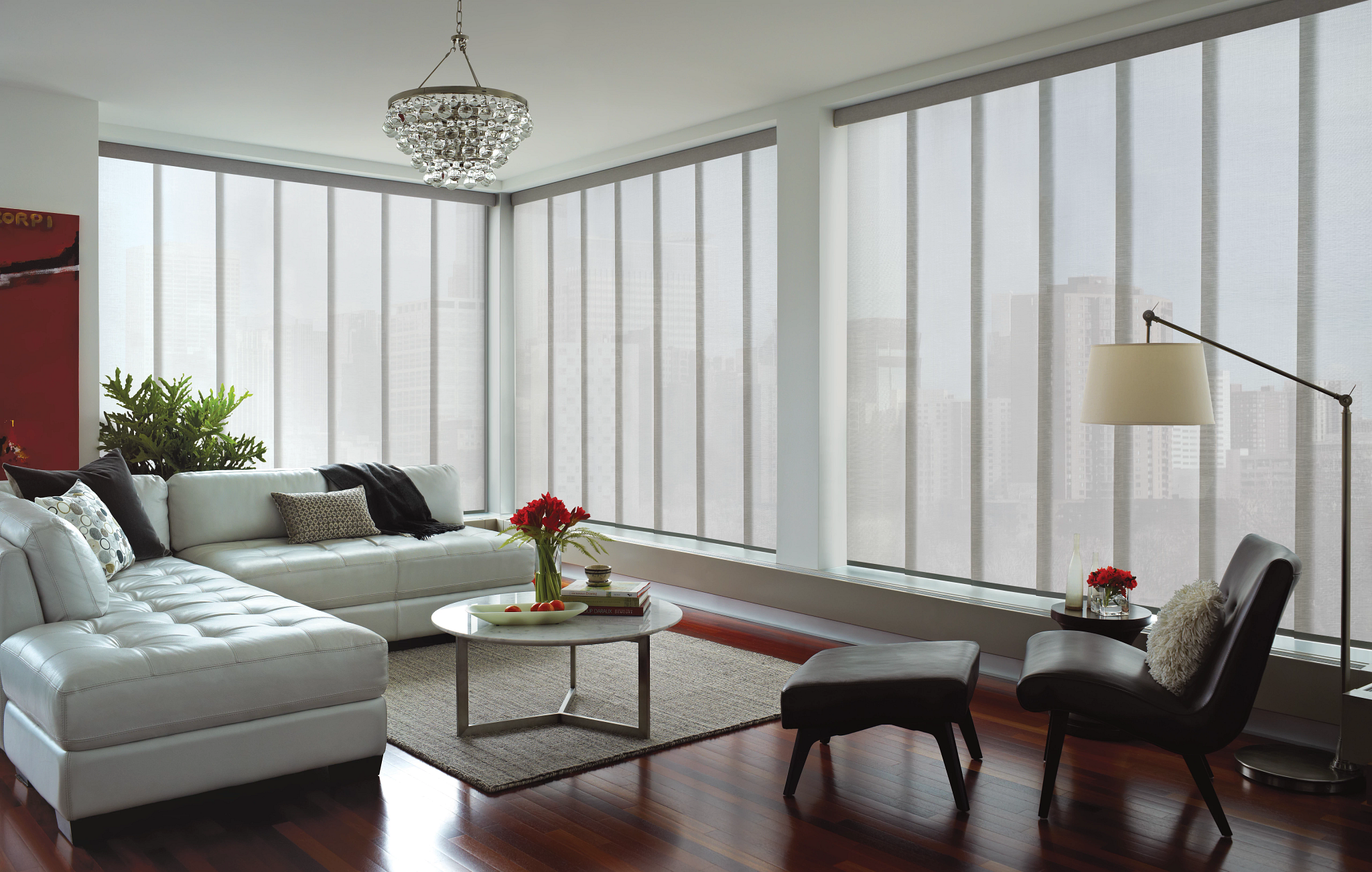 Worldwide Flooring Design Center Skyline® Panel-Track Blinds Skyline® Panel-Track Blinds Hunter Douglas 