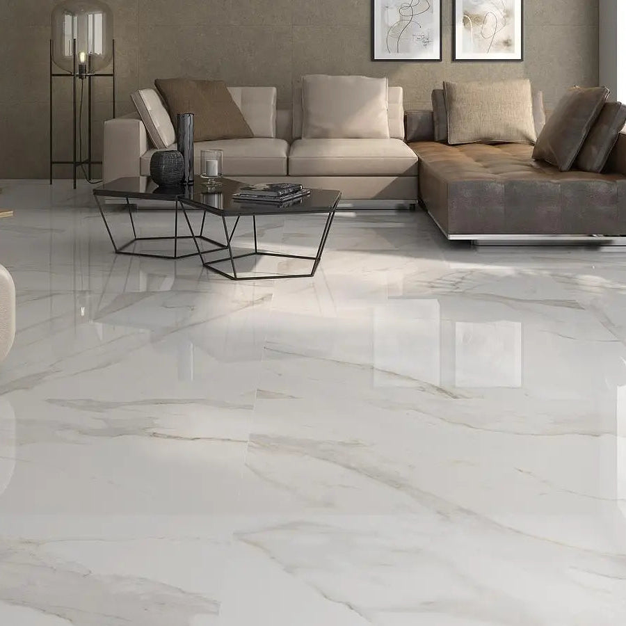 White Marbles Pulia Gold