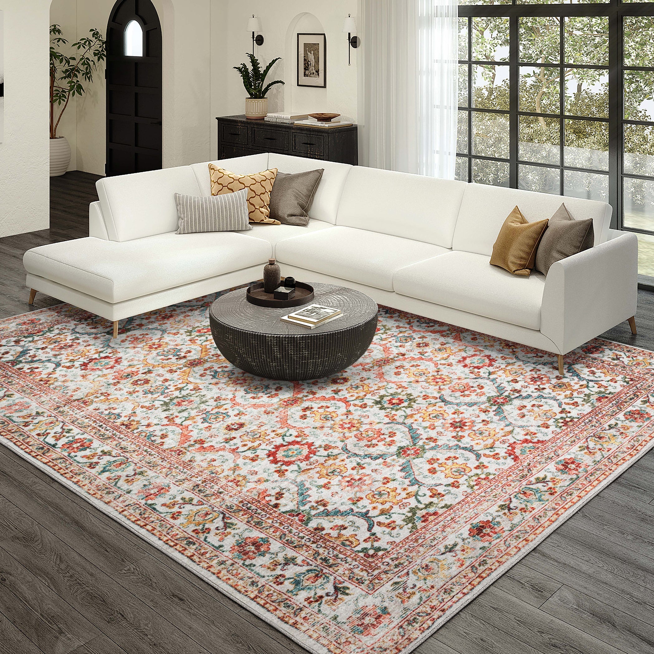 The Rug Corner Dalyn Jericho JC1 Ivory  Jericho JC1 Ivory