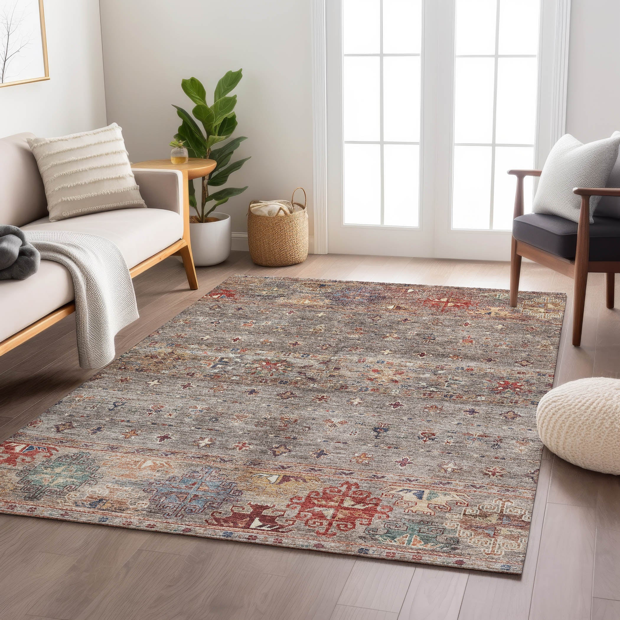 The Rug Corner Dalyn Karaj KJ5 Gray  Karaj KJ5 Gray