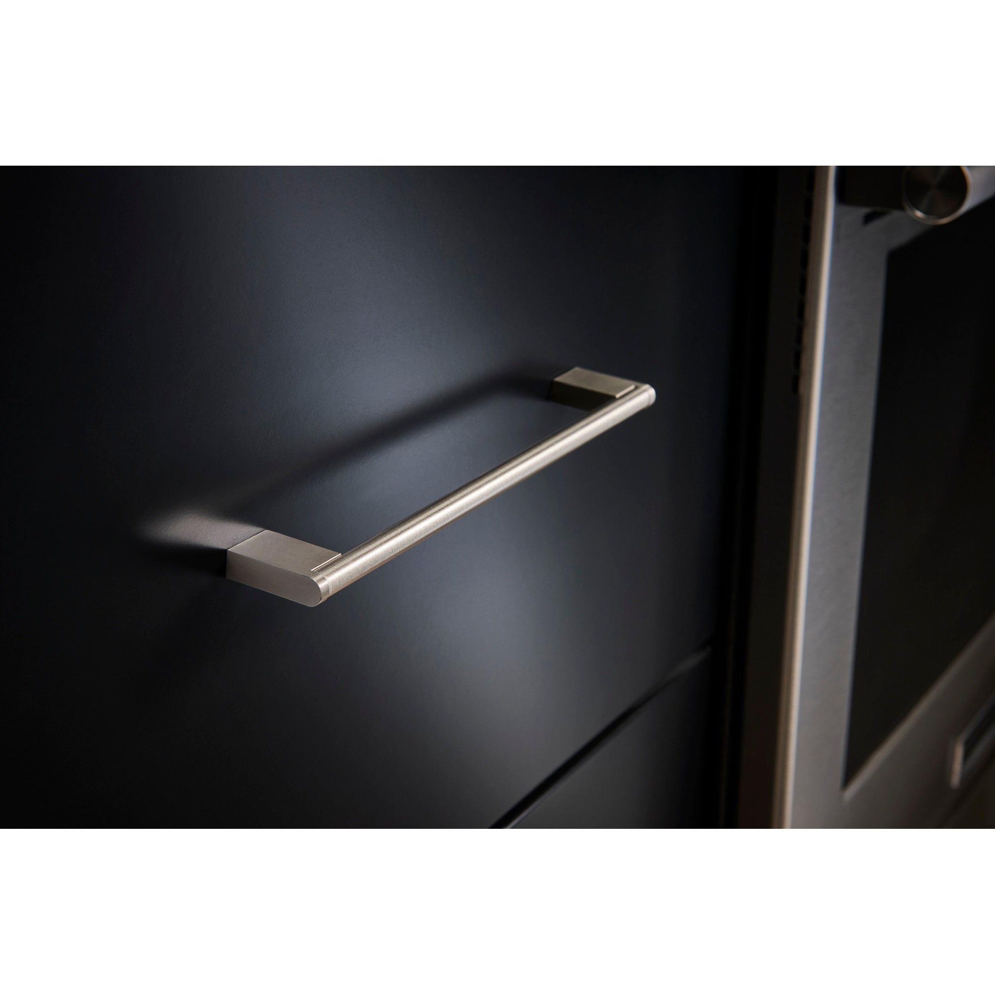 Worldwide Flooring Design Center Princetonian Bar Pull 11 11/32 Inch (c-c) Brushed Satin Nickel Princetonian Bar Pull 11 11/32 Inch (c-c) Brushed Satin Nickel Top Knobs Decorative Hardware