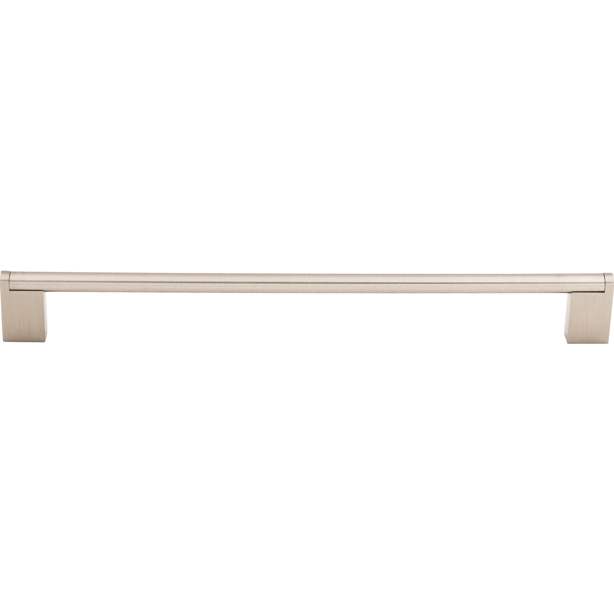 Worldwide Flooring Design Center Princetonian Bar Pull 15 Inch (c-c) Brushed Satin Nickel Princetonian Bar Pull 15 Inch (c-c) Brushed Satin Nickel Top Knobs Decorative Hardware
