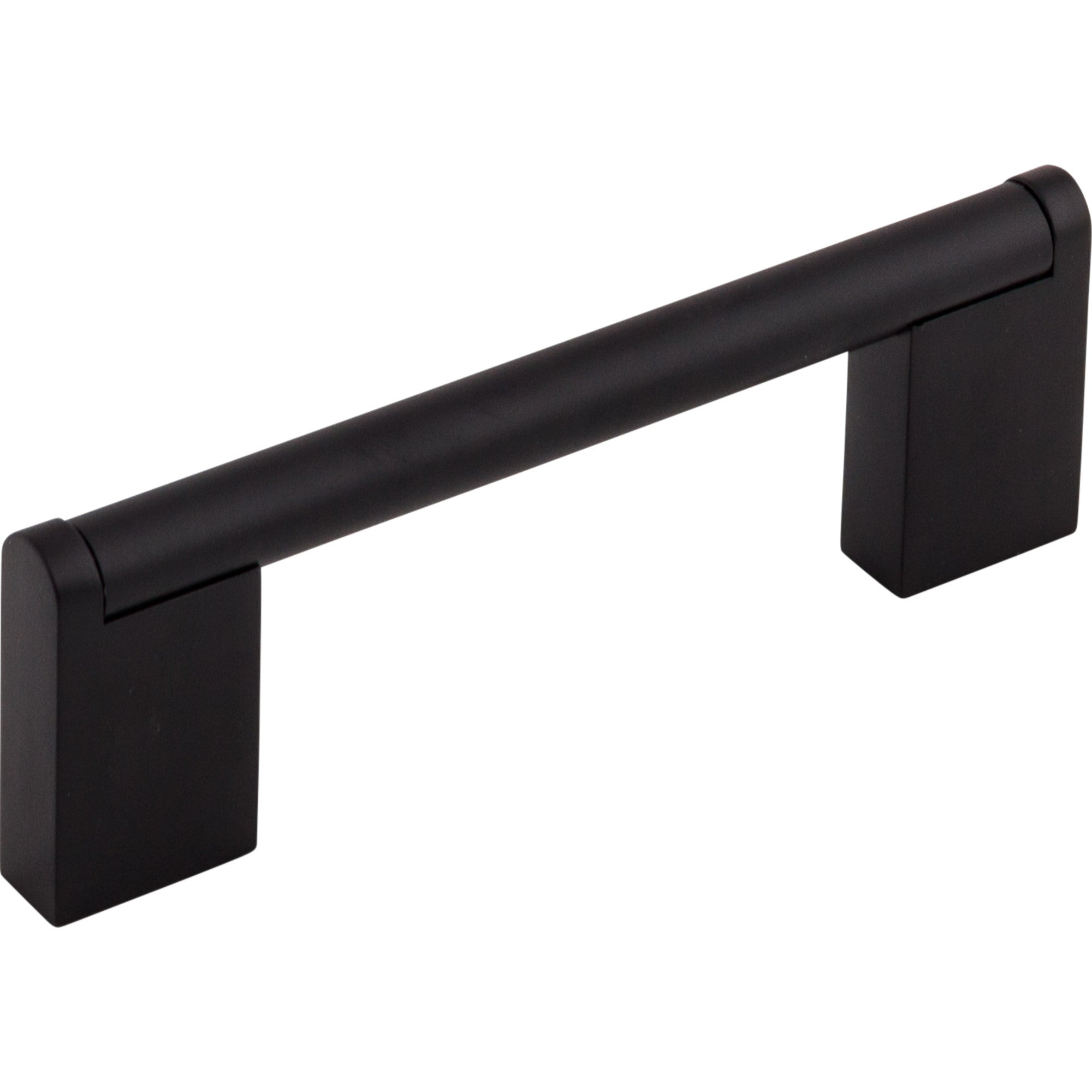 Worldwide Flooring Design Center Princetonian Bar Pull 3 3/4 Inch (c-c) Flat Black Princetonian Bar Pull 3 3/4 Inch (c-c) Flat Black Top Knobs Decorative Hardware