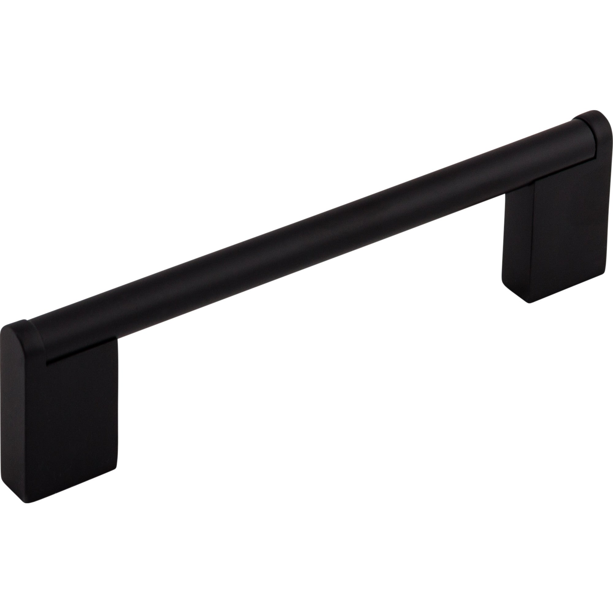 Worldwide Flooring Design Center Princetonian Bar Pull 5 1/16 Inch (c-c) Flat Black Princetonian Bar Pull 5 1/16 Inch (c-c) Flat Black Top Knobs Decorative Hardware