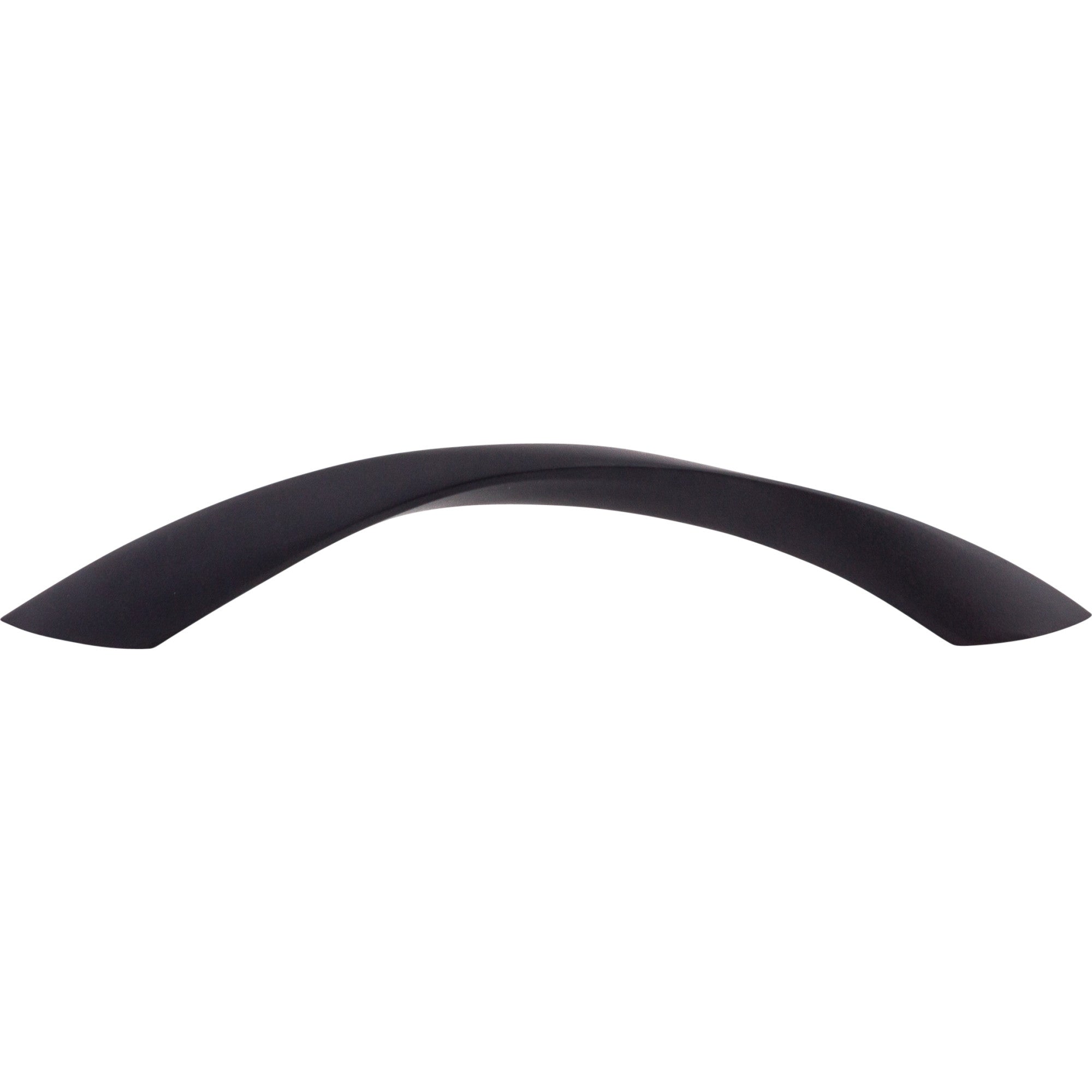 Worldwide Flooring Design Center Twist Pull 5 1/16 Inch (c-c) Flat Black Twist Pull 5 1/16 Inch (c-c) Flat Black Top Knobs Decorative Hardware