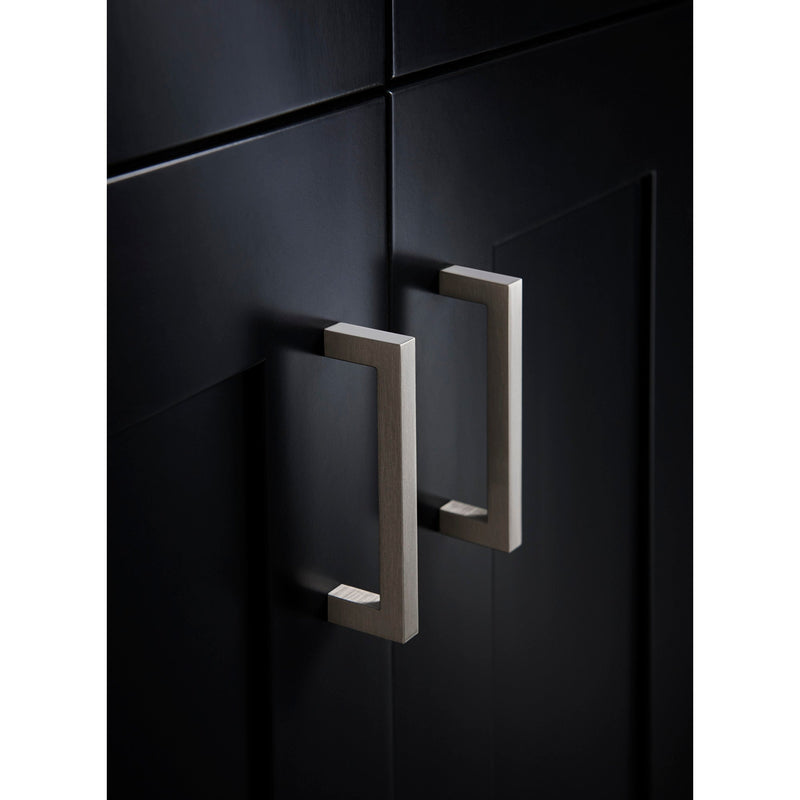 Square Bar Pull 6 5/16 Inch (c-c) Polished Chrome