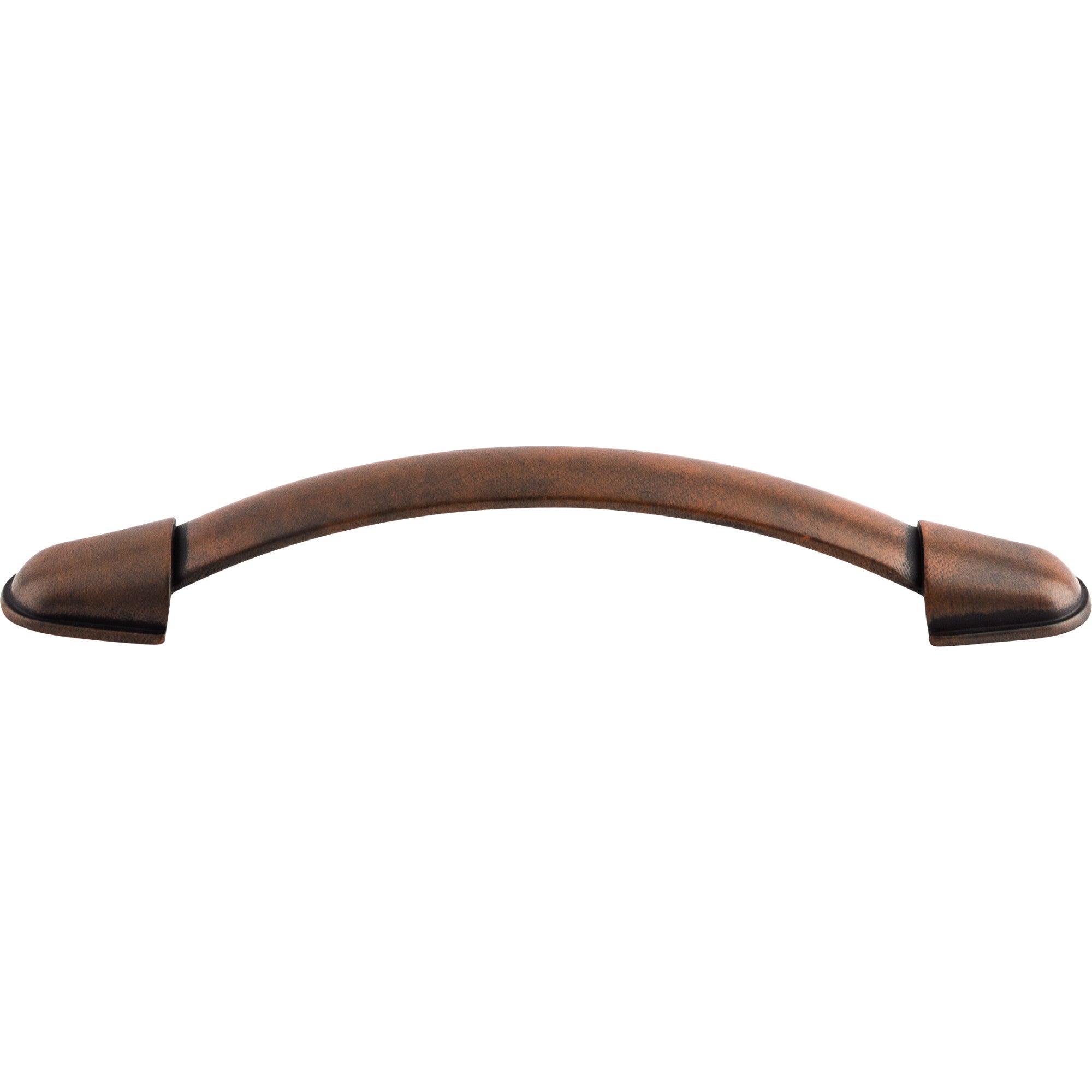 Worldwide Flooring Design Center Buckle Pull 5 1/16 Inch (c-c) Patina Rouge Buckle Pull 5 1/16 Inch (c-c) Patina Rouge Top Knobs Decorative Hardware
