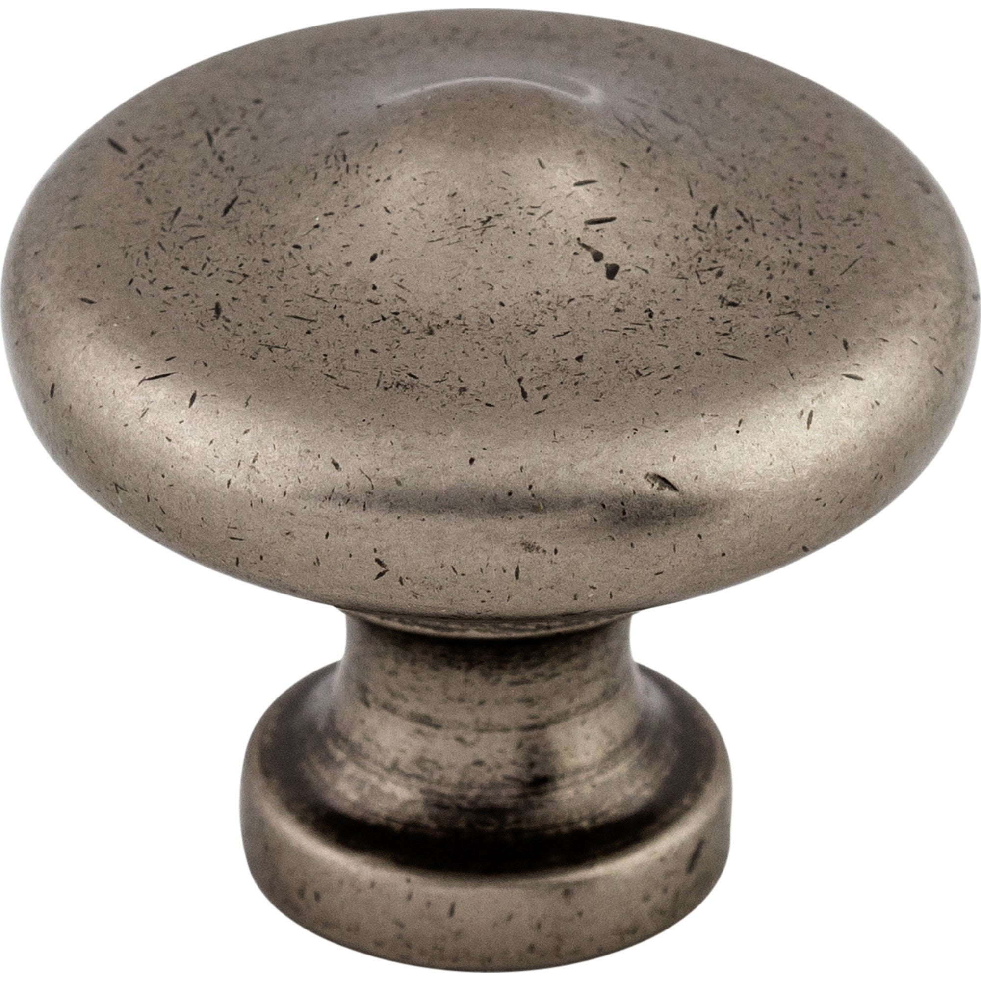 Worldwide Flooring Design Center Peak Knob 1 5/16 Inch Pewter Antique Peak Knob 1 5/16 Inch Pewter Antique Top Knobs Decorative Hardware