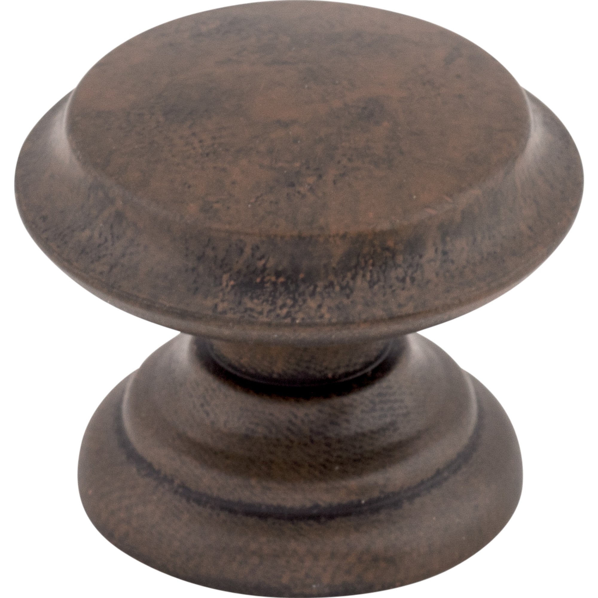 Worldwide Flooring Design Center Flat Top Knob 1 3/8 Inch Patina Rouge Flat Top Knob 1 3/8 Inch Patina Rouge Top Knobs Decorative Hardware