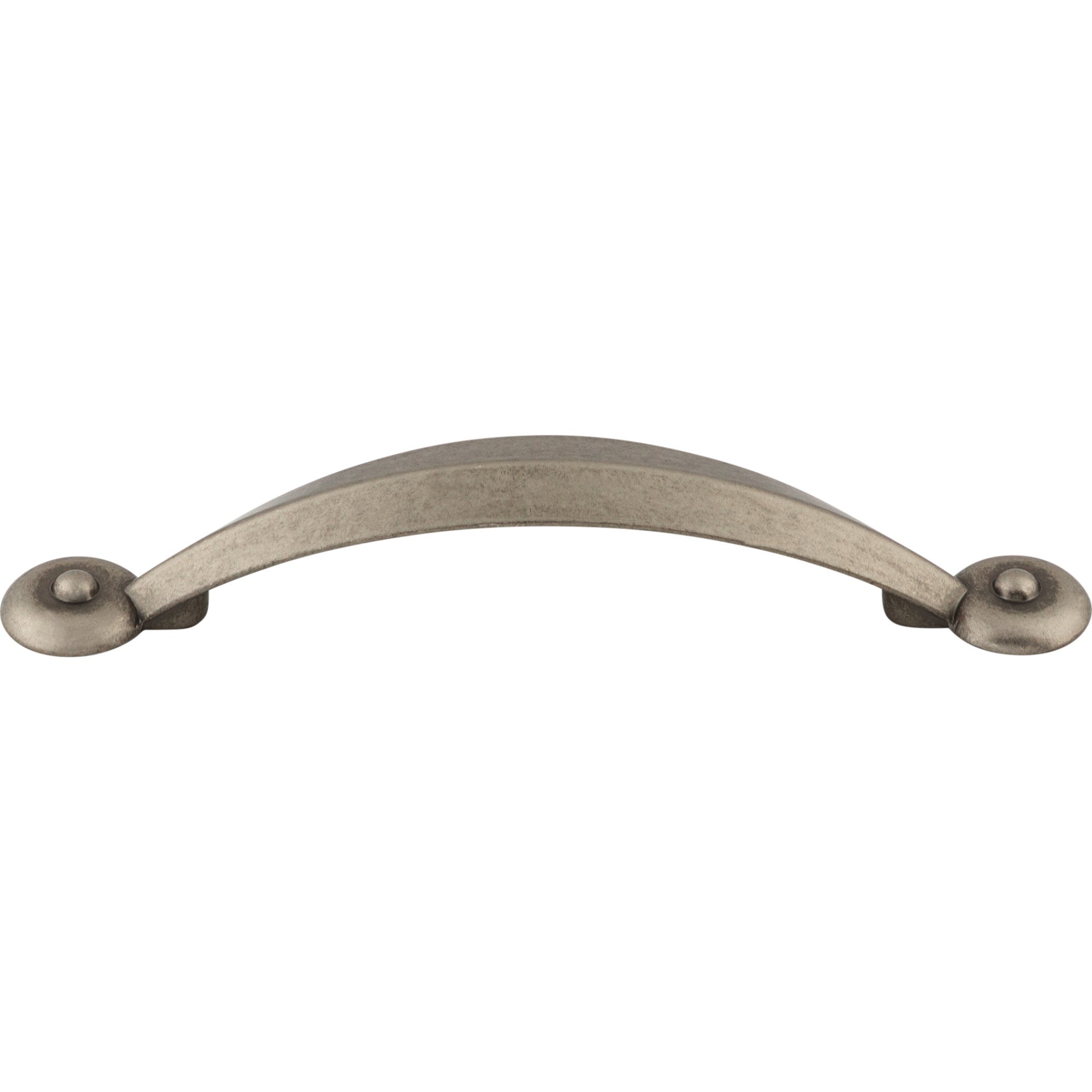 Worldwide Flooring Design Center Angle Pull 3 3/4 Inch (c-c) Pewter Antique Angle Pull 3 3/4 Inch (c-c) Pewter Antique Top Knobs Decorative Hardware