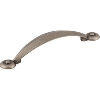 Worldwide Flooring Design Center Angle Pull 3 3/4 Inch (c-c) Pewter Antique Angle Pull 3 3/4 Inch (c-c) Pewter Antique Top Knobs Decorative Hardware