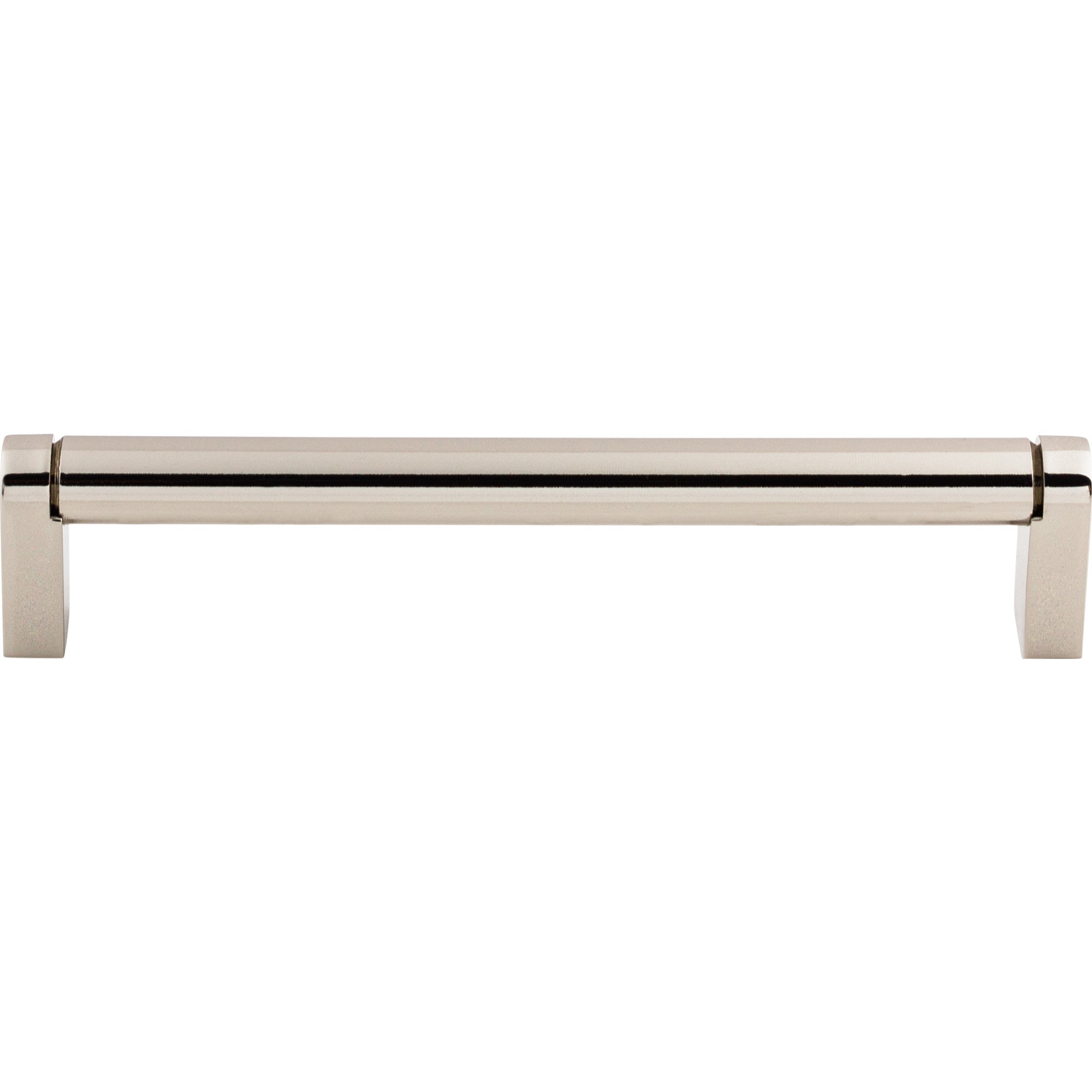 Worldwide Flooring Design Center Pennington Bar Pull 6 5/16 Inch (c-c) Polished Nickel Pennington Bar Pull 6 5/16 Inch (c-c) Polished Nickel Top Knobs Decorative Hardware
