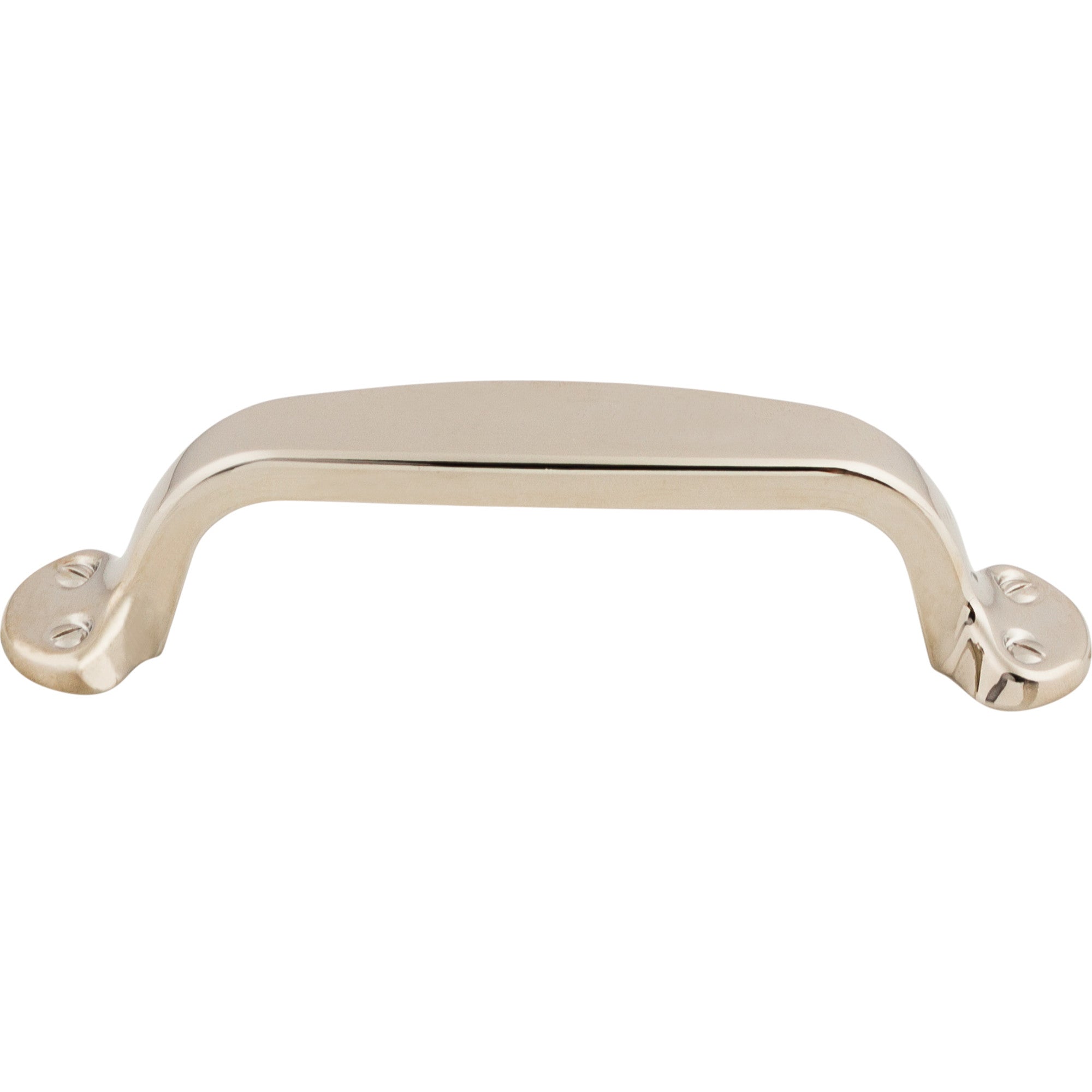 Worldwide Flooring Design Center Trunk Pull 3 3/4 Inch (c-c) Polished Nickel Trunk Pull 3 3/4 Inch (c-c) Polished Nickel Top Knobs Decorative Hardware