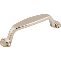 Worldwide Flooring Design Center Trunk Pull 3 3/4 Inch (c-c) Polished Nickel Trunk Pull 3 3/4 Inch (c-c) Polished Nickel Top Knobs Decorative Hardware