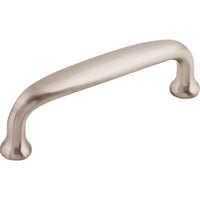 Worldwide Flooring Design Center Charlotte Pull 3 Inch (c-c) Brushed Satin Nickel Charlotte Pull 3 Inch (c-c) Brushed Satin Nickel Top Knobs Decorative Hardware