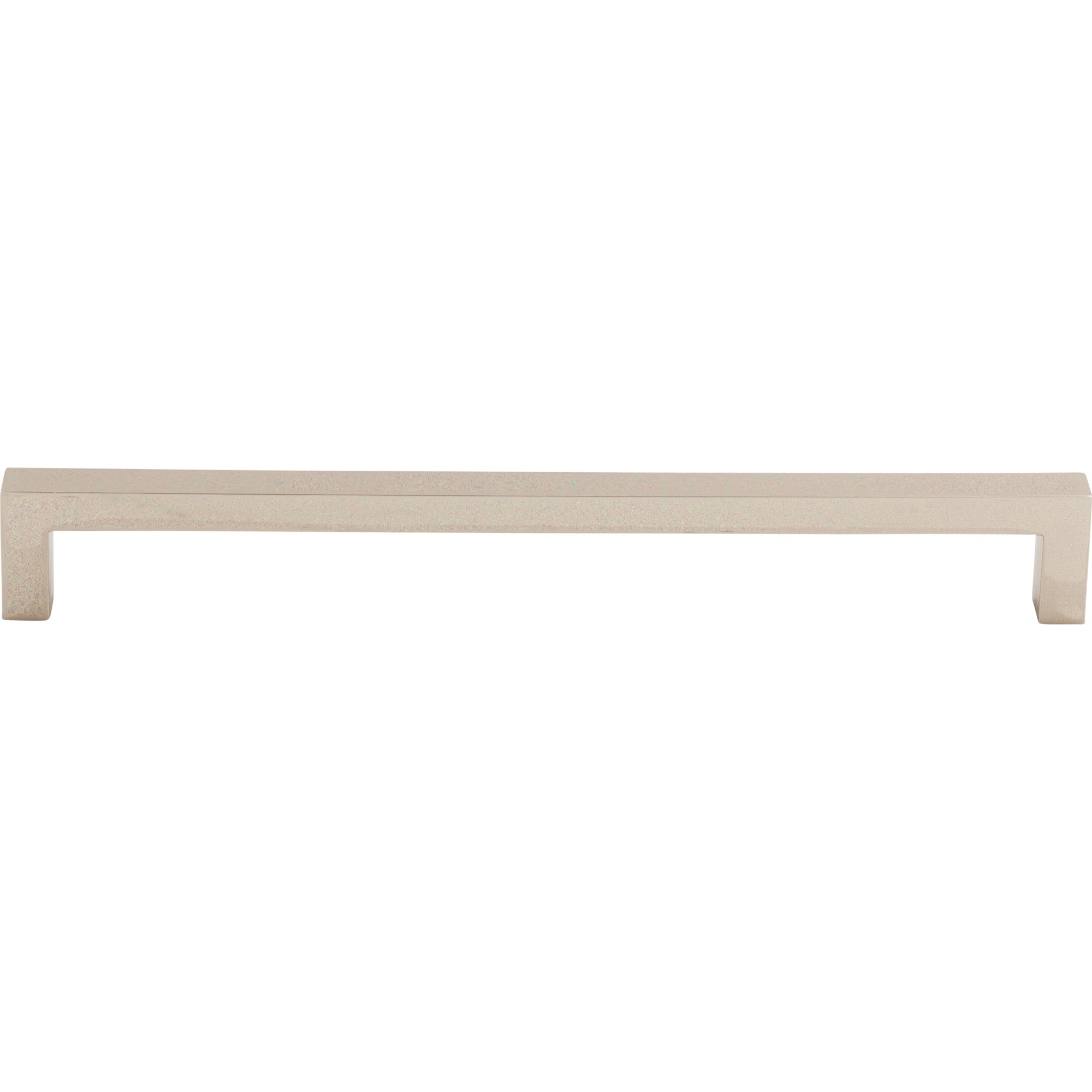 Worldwide Flooring Design Center Square Bar Pull 8 13/16 Inch (c-c) Polished Nickel Square Bar Pull 8 13/16 Inch (c-c) Polished Nickel Top Knobs Decorative Hardware