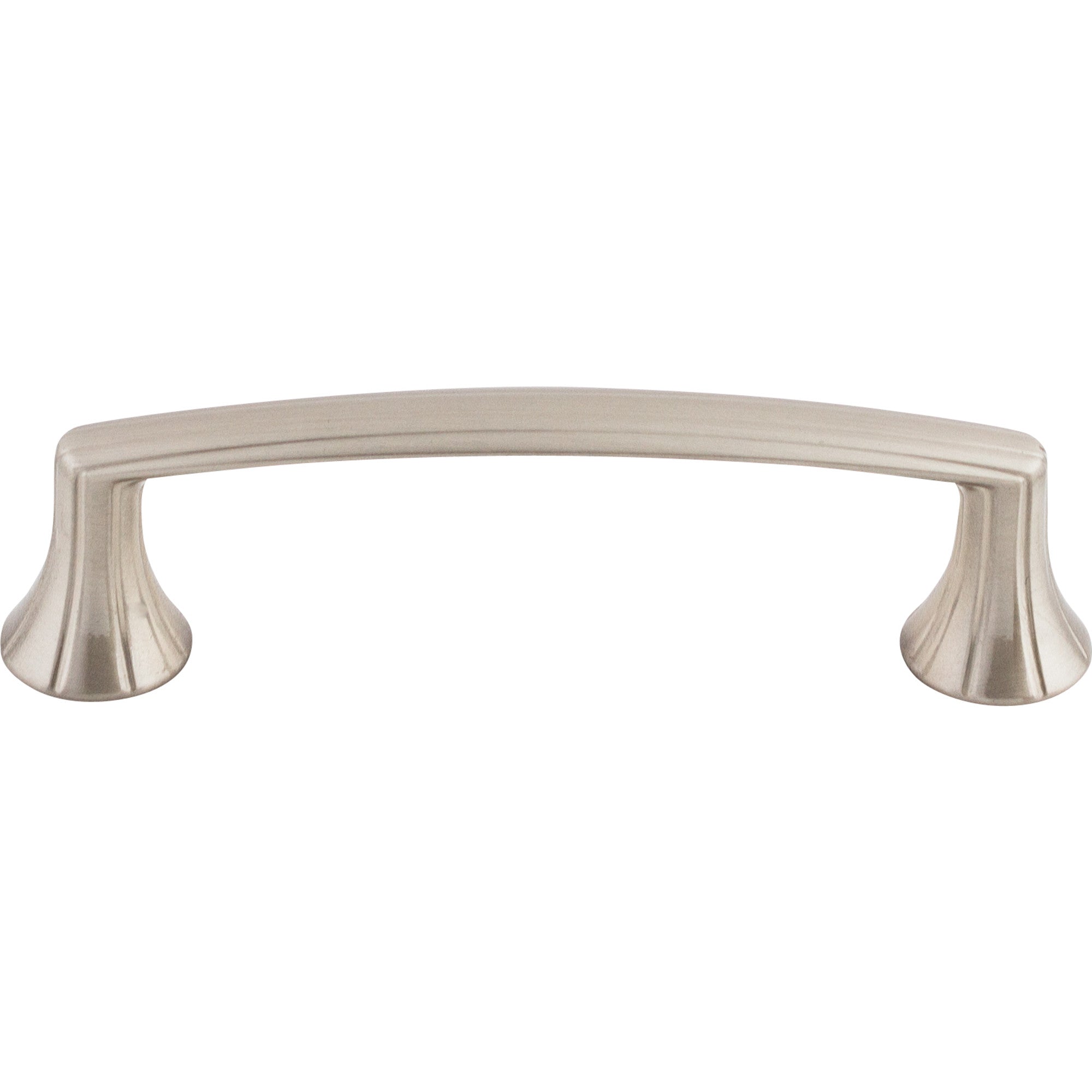 Worldwide Flooring Design Center Rue Pull 3 3/4 Inch (c-c) Brushed Satin Nickel Rue Pull 3 3/4 Inch (c-c) Brushed Satin Nickel Top Knobs Decorative Hardware