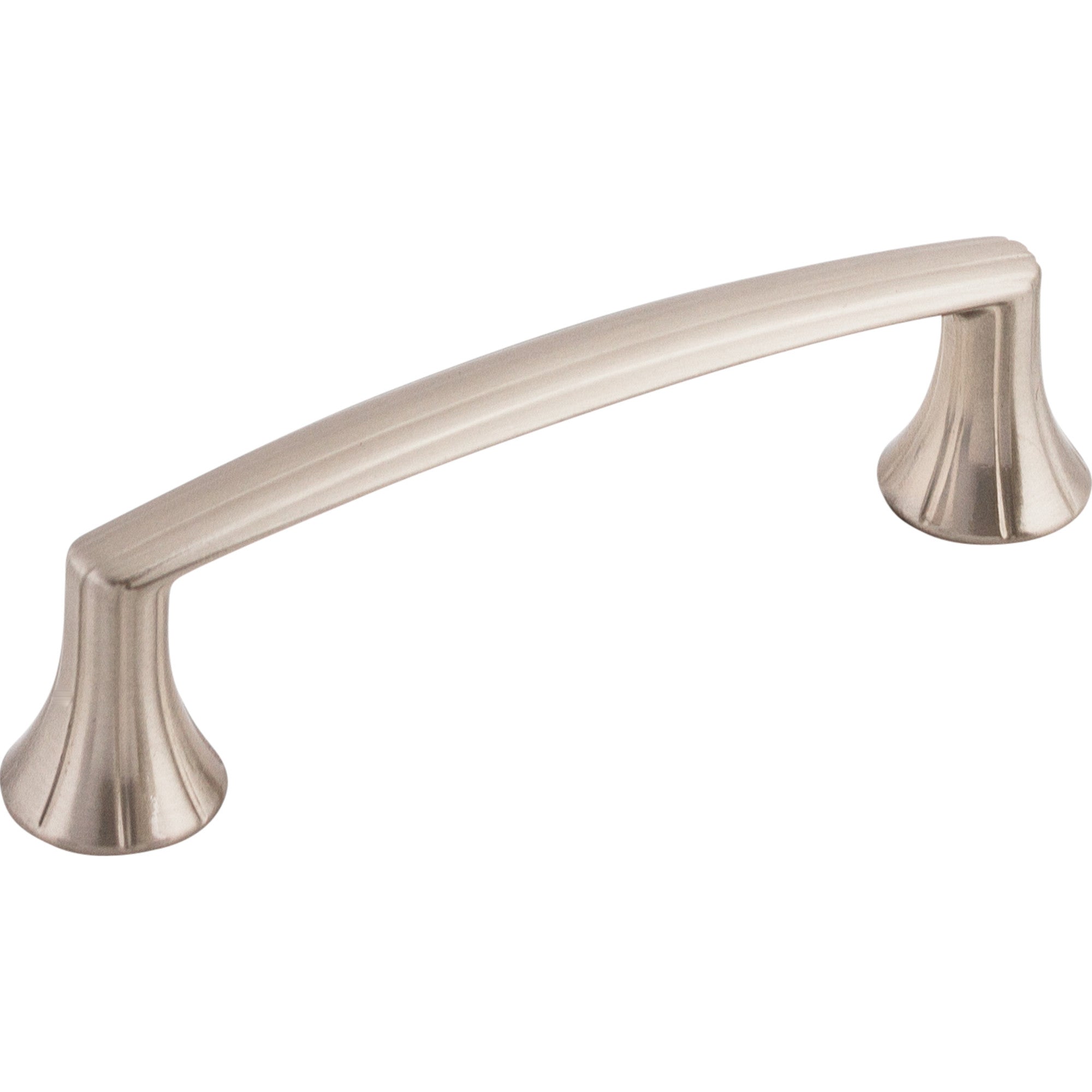 Worldwide Flooring Design Center Rue Pull 3 3/4 Inch (c-c) Brushed Satin Nickel Rue Pull 3 3/4 Inch (c-c) Brushed Satin Nickel Top Knobs Decorative Hardware