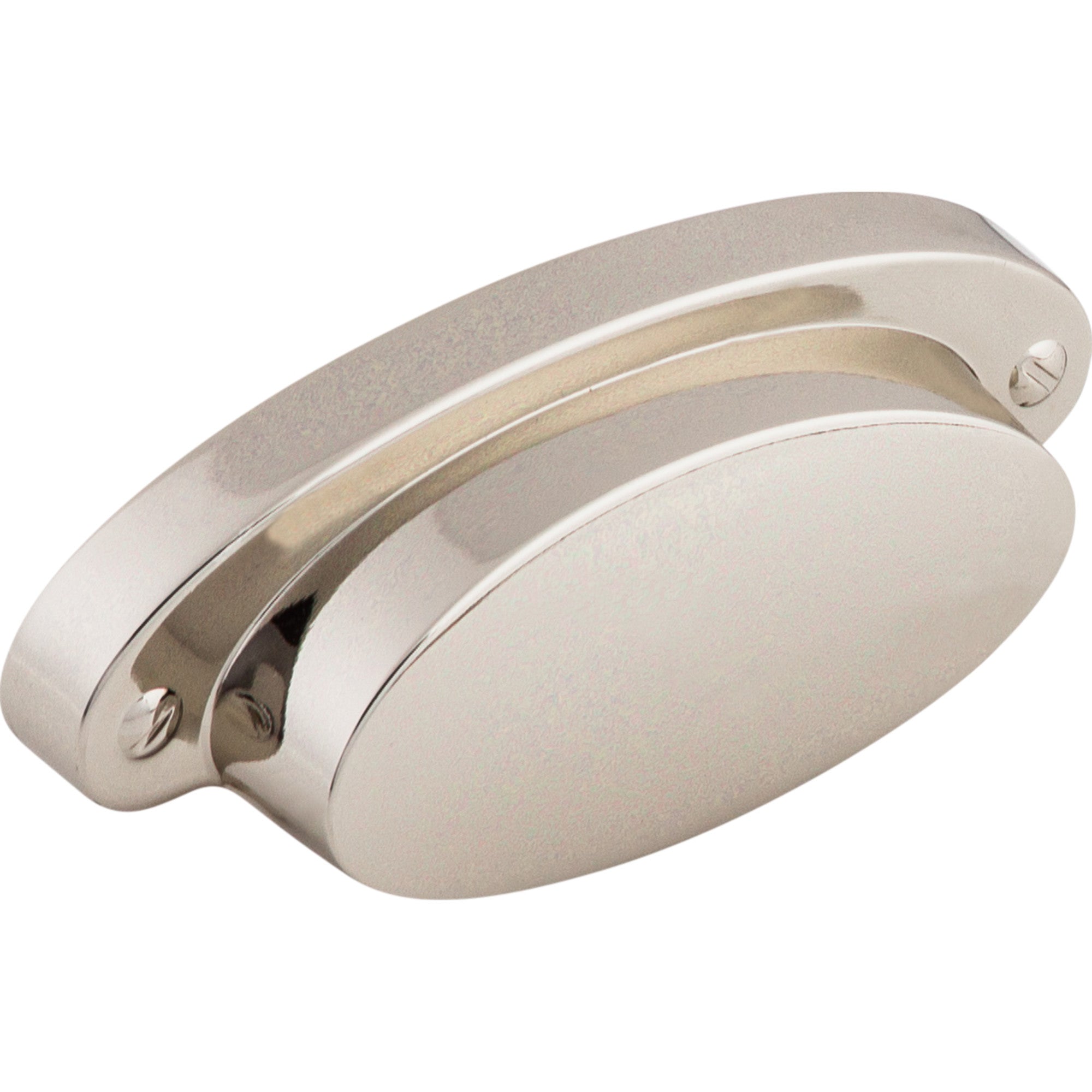 Worldwide Flooring Design Center Dakota Cup Pull 2 9/16 Inch (c-c) Polished Nickel Dakota Cup Pull 2 9/16 Inch (c-c) Polished Nickel Top Knobs Decorative Hardware