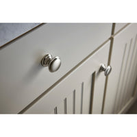 Worldwide Flooring Design Center Flat Top Knob 1 3/8 Inch Polished Nickel Flat Top Knob 1 3/8 Inch Polished Nickel Top Knobs Decorative Hardware