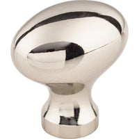 Worldwide Flooring Design Center Egg Knob 1 1/4 Inch Polished Nickel Egg Knob 1 1/4 Inch Polished Nickel Top Knobs Decorative Hardware