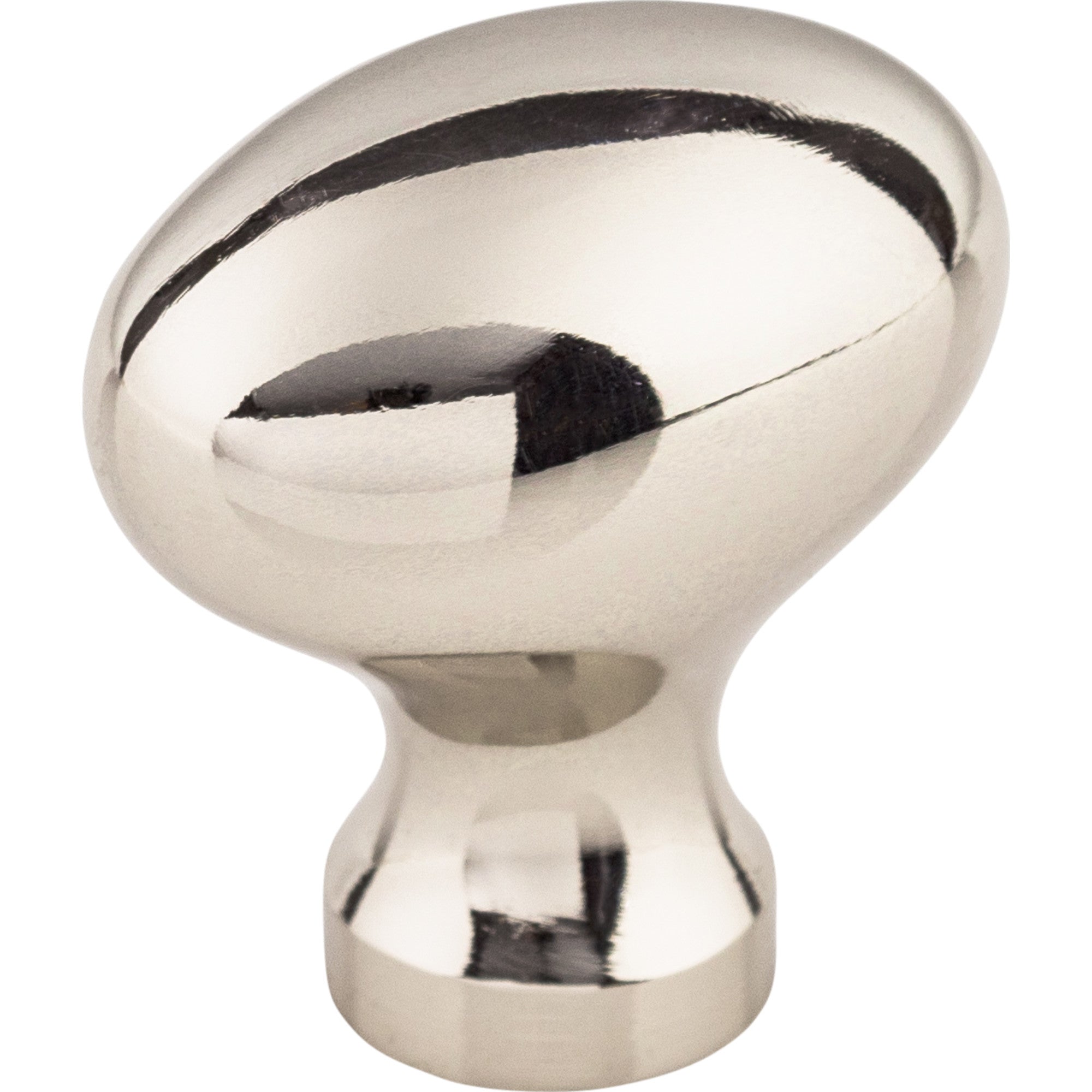 Worldwide Flooring Design Center Egg Knob 1 1/4 Inch Polished Nickel Egg Knob 1 1/4 Inch Polished Nickel Top Knobs Decorative Hardware