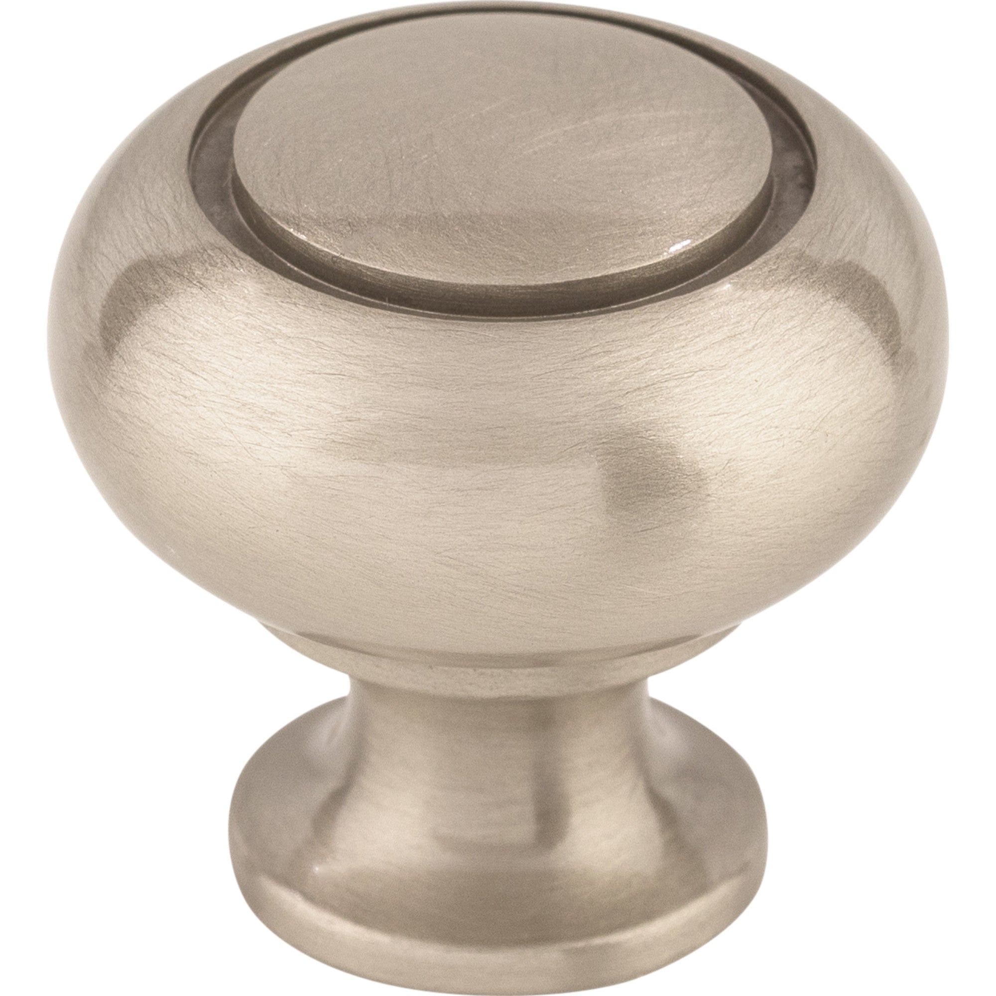 Worldwide Flooring Design Center Ring Knob 1 1/4 Inch Brushed Satin Nickel Ring Knob 1 1/4 Inch Brushed Satin Nickel Top Knobs Decorative Hardware