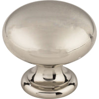 Worldwide Flooring Design Center Mushroom Knob 1 1/4 Inch Polished Nickel Mushroom Knob 1 1/4 Inch Polished Nickel Top Knobs Decorative Hardware