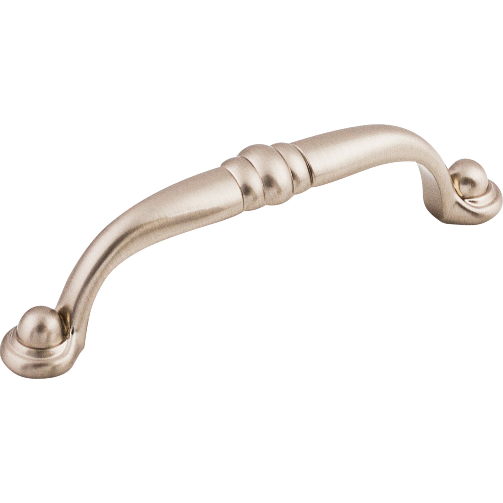 Worldwide Flooring Design Center Voss Pull 3 3/4 Inch (c-c) Brushed Satin Nickel Voss Pull 3 3/4 Inch (c-c) Brushed Satin Nickel Top Knobs Decorative Hardware