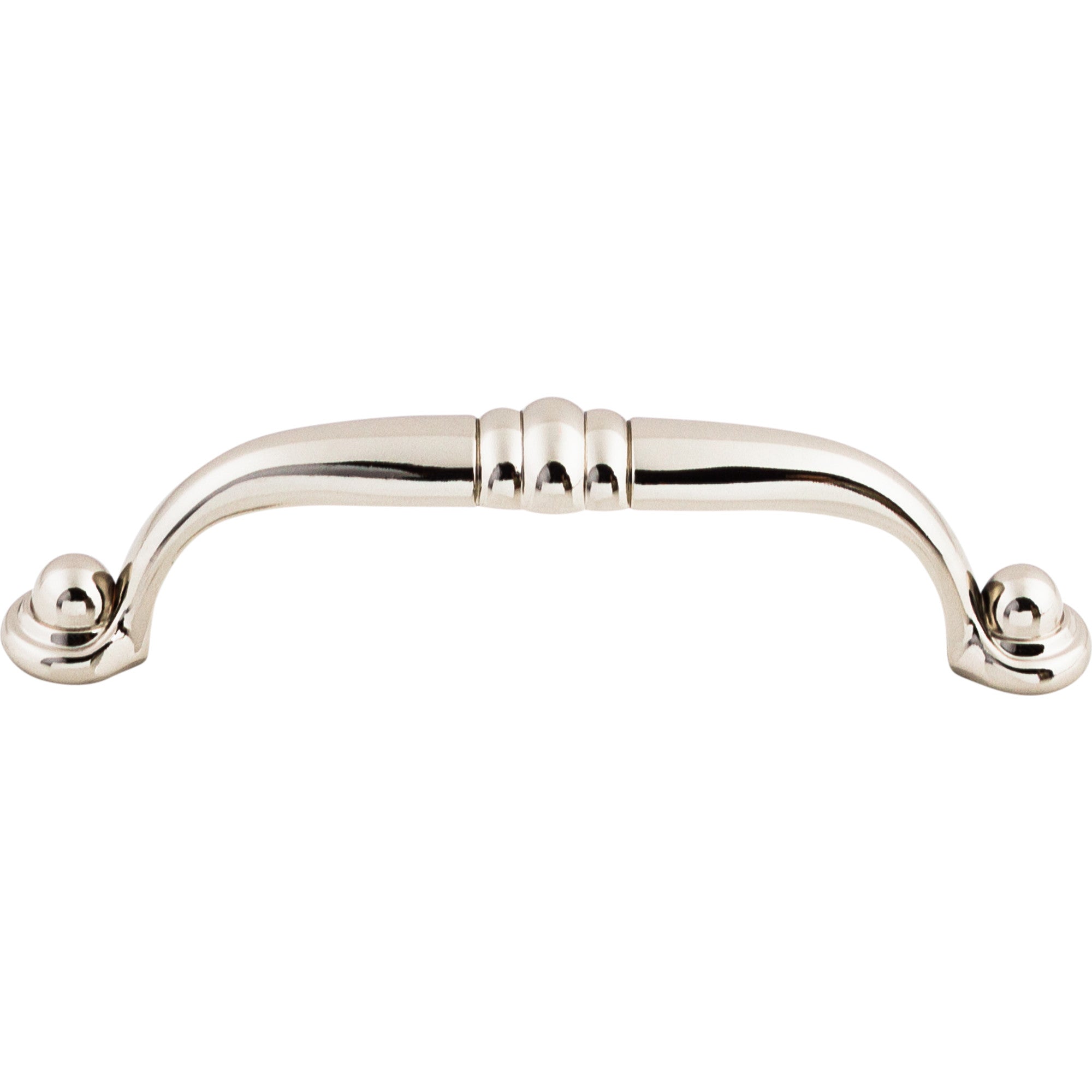 Worldwide Flooring Design Center Voss Pull 3 3/4 Inch (c-c) Polished Nickel Voss Pull 3 3/4 Inch (c-c) Polished Nickel Top Knobs Decorative Hardware