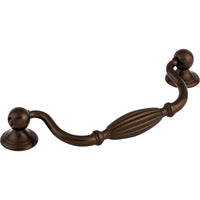 Worldwide Flooring Design Center Tuscany Drop Pull 5 1/16 Inch (c-c) Oil Rubbed Bronze Tuscany Drop Pull 5 1/16 Inch (c-c) Oil Rubbed Bronze Top Knobs Decorative Hardware