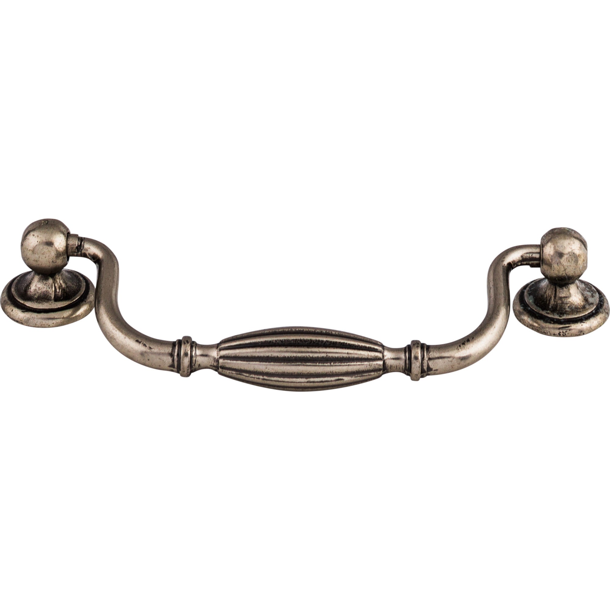 Worldwide Flooring Design Center Tuscany Drop Pull 5 1/16 Inch (c-c) Pewter Antique Tuscany Drop Pull 5 1/16 Inch (c-c) Pewter Antique Top Knobs Decorative Hardware