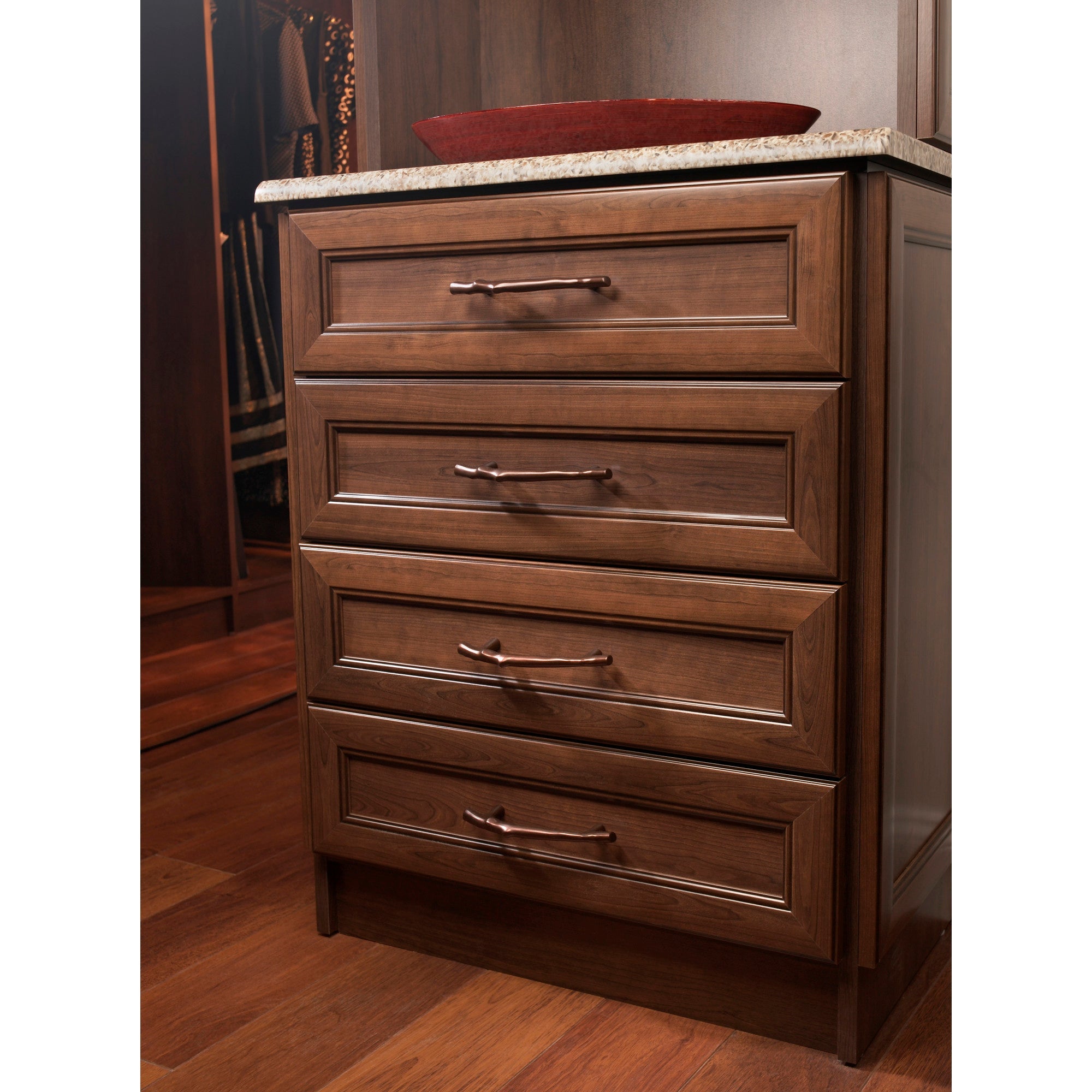 Worldwide Flooring Design Center Aspen Twig Pull 8 Inch (c-c) Mahogany Bronze Aspen Twig Pull 8 Inch (c-c) Mahogany Bronze Top Knobs Decorative Hardware