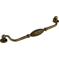 Worldwide Flooring Design Center Tuscany Drop Pull 8 13/16 Inch (c-c) German Bronze Tuscany Drop Pull 8 13/16 Inch (c-c) German Bronze Top Knobs Decorative Hardware