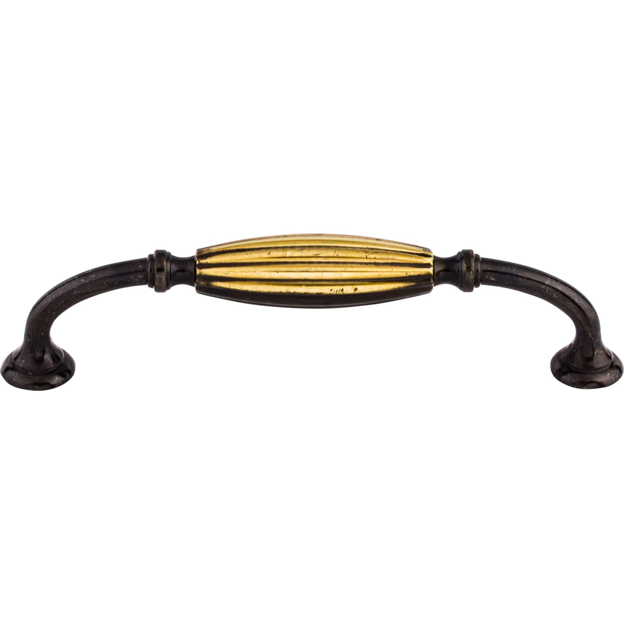 Worldwide Flooring Design Center Tuscany D Pull 5 1/16 Inch (c-c) Dark Antique Brass Tuscany D Pull 5 1/16 Inch (c-c) Dark Antique Brass Top Knobs Decorative Hardware