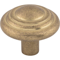Worldwide Flooring Design Center Aspen Button Knob 1 3/4 Inch Light Bronze Aspen Button Knob 1 3/4 Inch Light Bronze Top Knobs Decorative Hardware