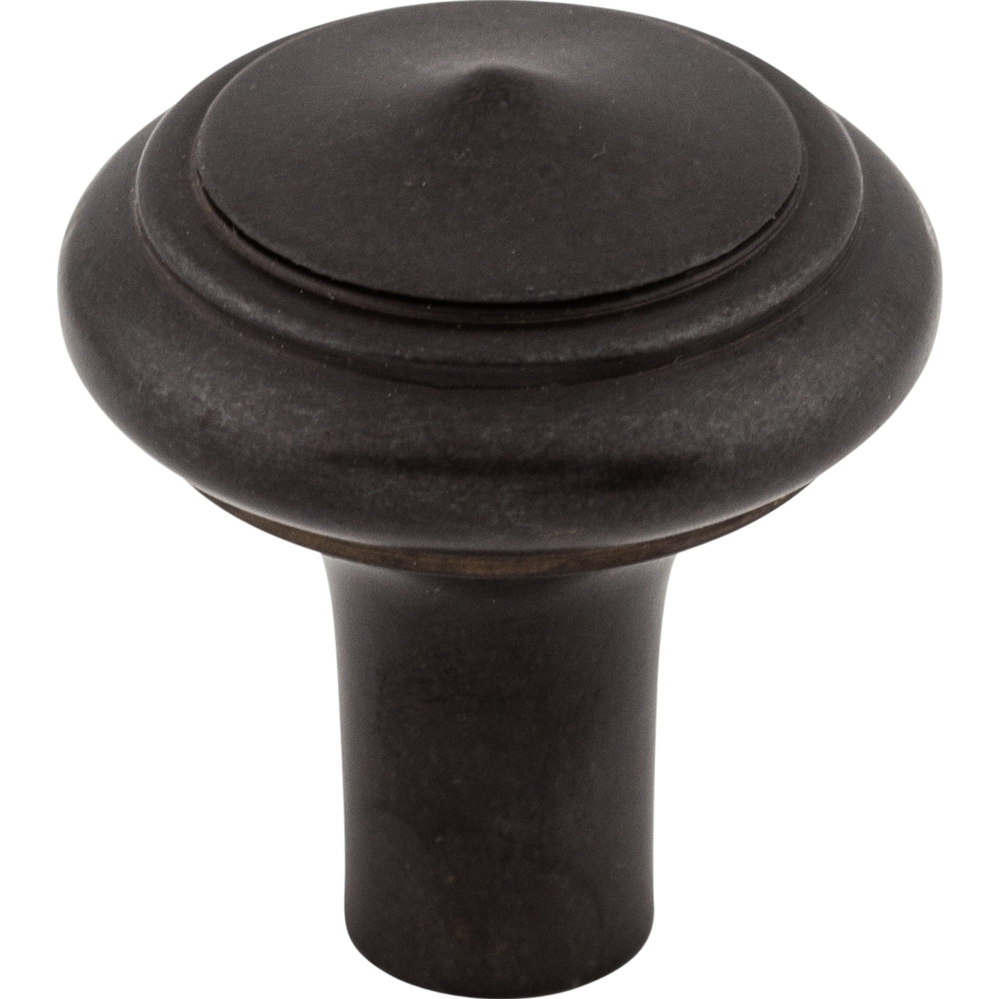 Worldwide Flooring Design Center Aspen Peak Knob 1 1/4 Inch Medium Bronze Aspen Peak Knob 1 1/4 Inch Medium Bronze Top Knobs Decorative Hardware
