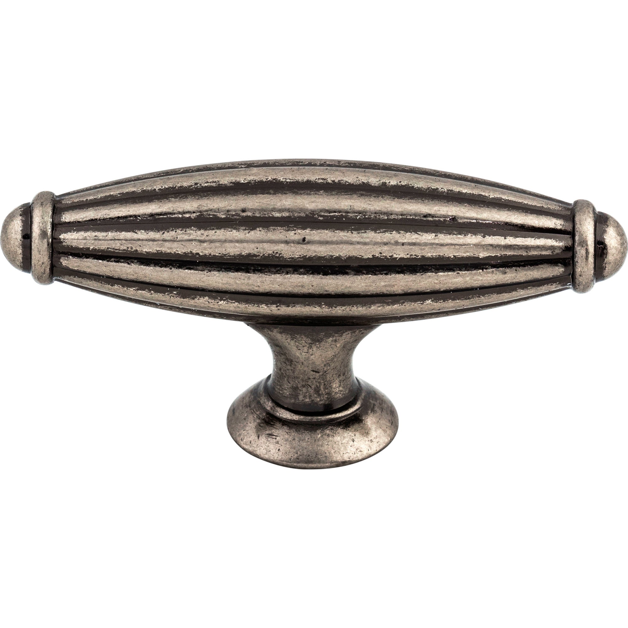 Worldwide Flooring Design Center Tuscany T-Handle 2 5/8 Inch Pewter Antique Tuscany T-Handle 2 5/8 Inch Pewter Antique Top Knobs Decorative Hardware