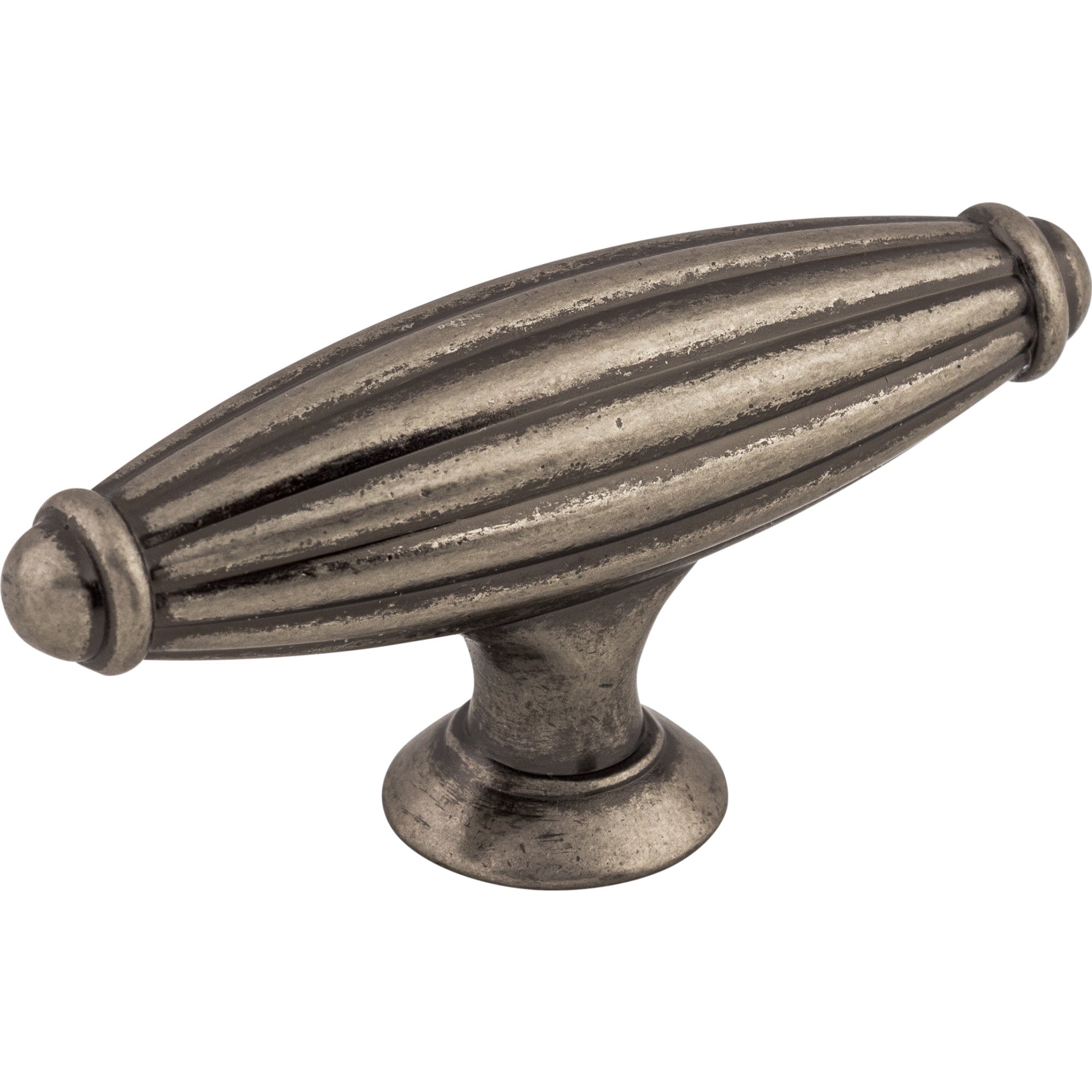 Worldwide Flooring Design Center Tuscany T-Handle 2 5/8 Inch Pewter Antique Tuscany T-Handle 2 5/8 Inch Pewter Antique Top Knobs Decorative Hardware