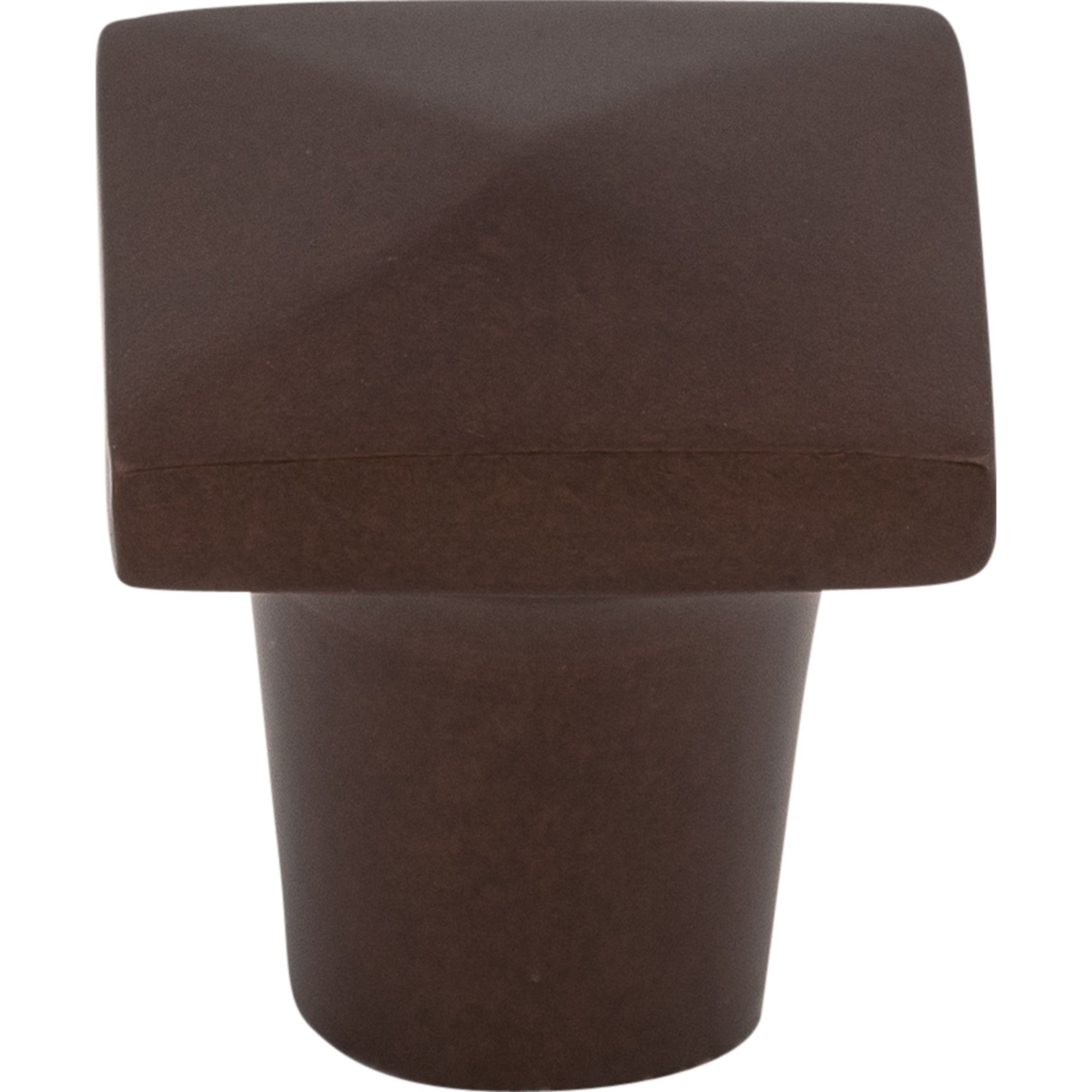 Worldwide Flooring Design Center Aspen Square Knob 3/4 Inch Mahogany Bronze Aspen Square Knob 3/4 Inch Mahogany Bronze Top Knobs Decorative Hardware