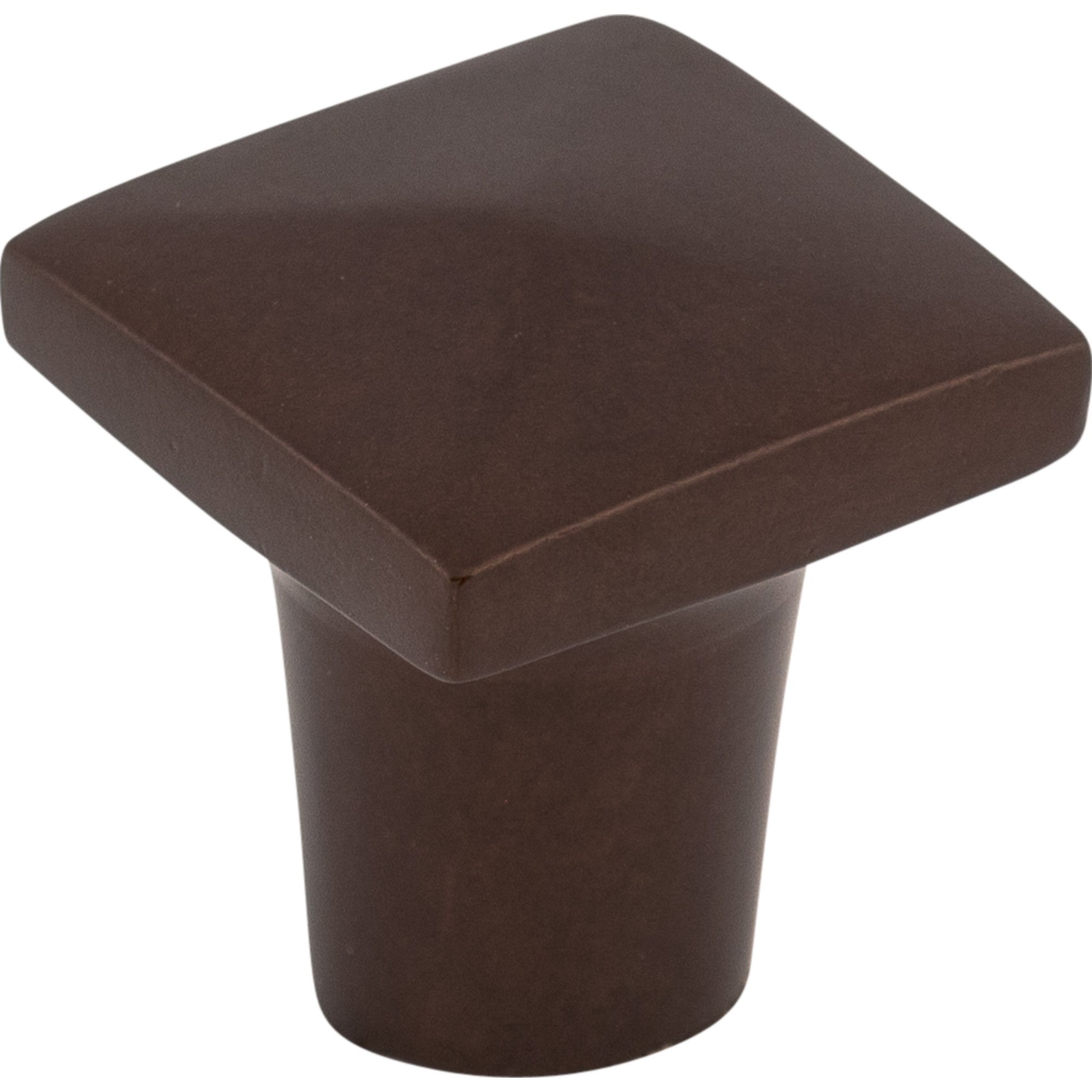 Worldwide Flooring Design Center Aspen Square Knob 3/4 Inch Mahogany Bronze Aspen Square Knob 3/4 Inch Mahogany Bronze Top Knobs Decorative Hardware