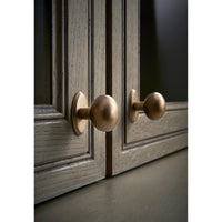 Worldwide Flooring Design Center Aspen Round Knob 1 1/8 Inch Light Bronze Aspen Round Knob 1 1/8 Inch Light Bronze Top Knobs Decorative Hardware