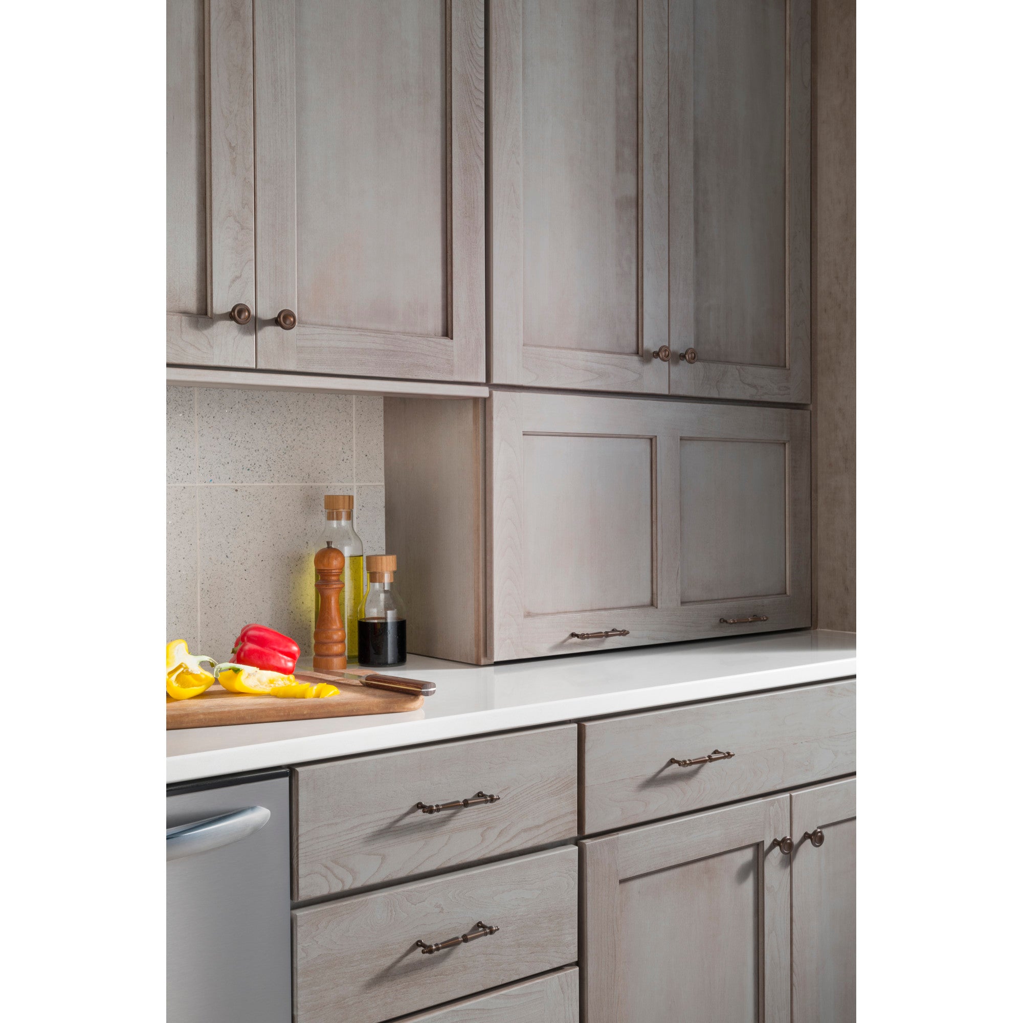 Worldwide Flooring Design Center Swirl Cut Knob 1 1/4 Inch Tuscan Bronze Swirl Cut Knob 1 1/4 Inch Tuscan Bronze Top Knobs Decorative Hardware