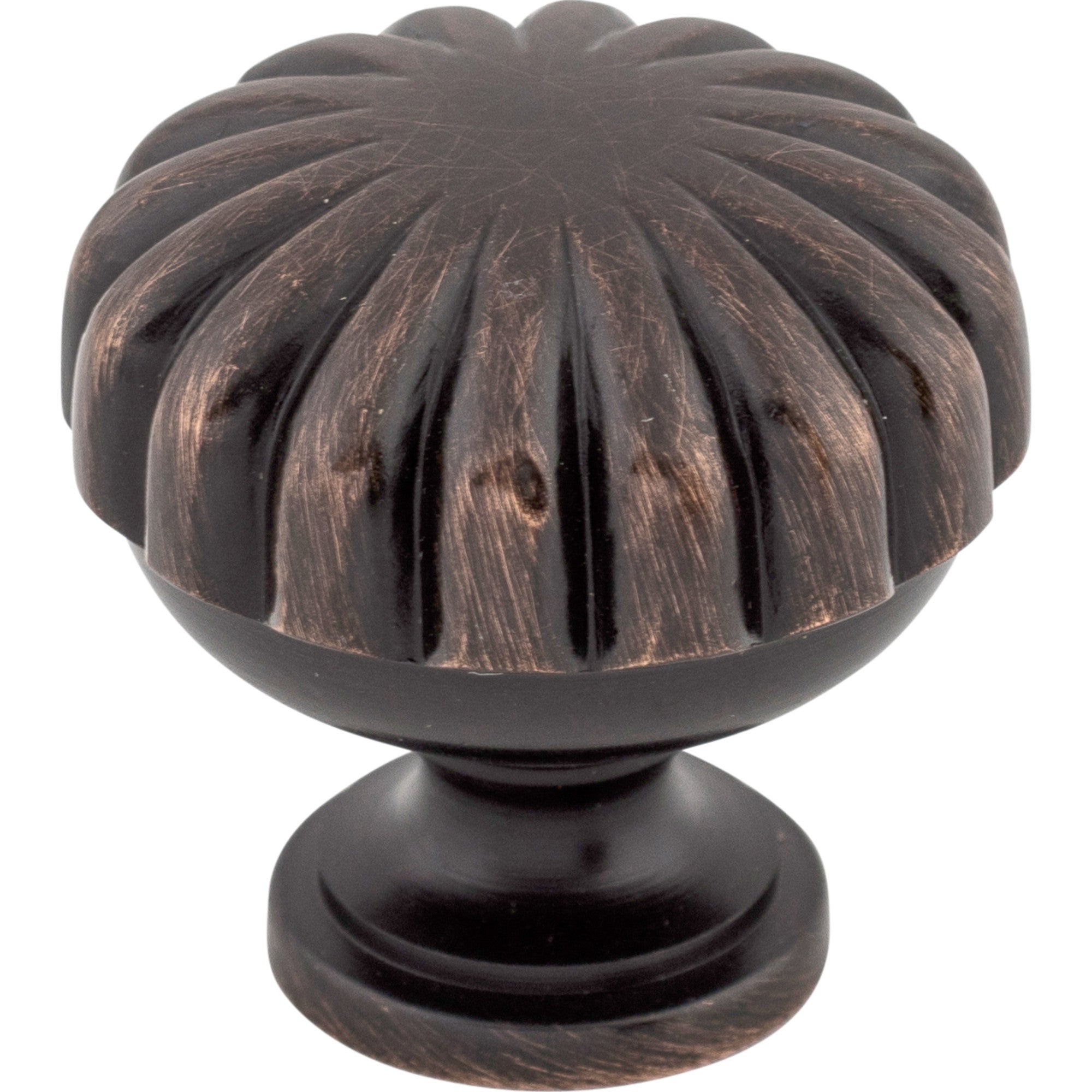 Worldwide Flooring Design Center Melon Knob 1 1/4 Inch Tuscan Bronze Melon Knob 1 1/4 Inch Tuscan Bronze Top Knobs Decorative Hardware