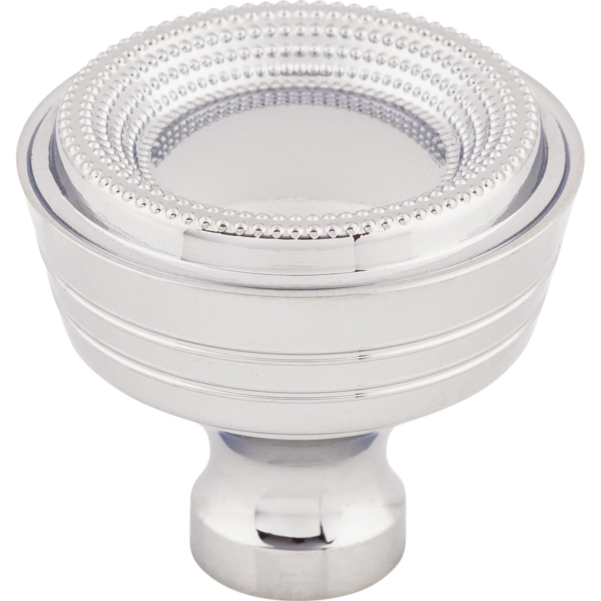 Worldwide Flooring Design Center Beaded Knob 1 5/16 Inch Polished Chrome Beaded Knob 1 5/16 Inch Polished Chrome Top Knobs Decorative Hardware