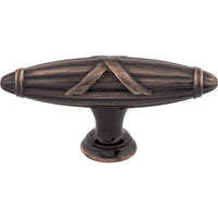 Worldwide Flooring Design Center Ribbon & Reed T-Pull 2 3/4 Inch Tuscan Bronze Ribbon & Reed T-Pull 2 3/4 Inch Tuscan Bronze Top Knobs Decorative Hardware