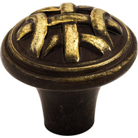 Worldwide Flooring Design Center Celtic Small Knob 1 Inch Dark Antique Brass Celtic Small Knob 1 Inch Dark Antique Brass Top Knobs Decorative Hardware