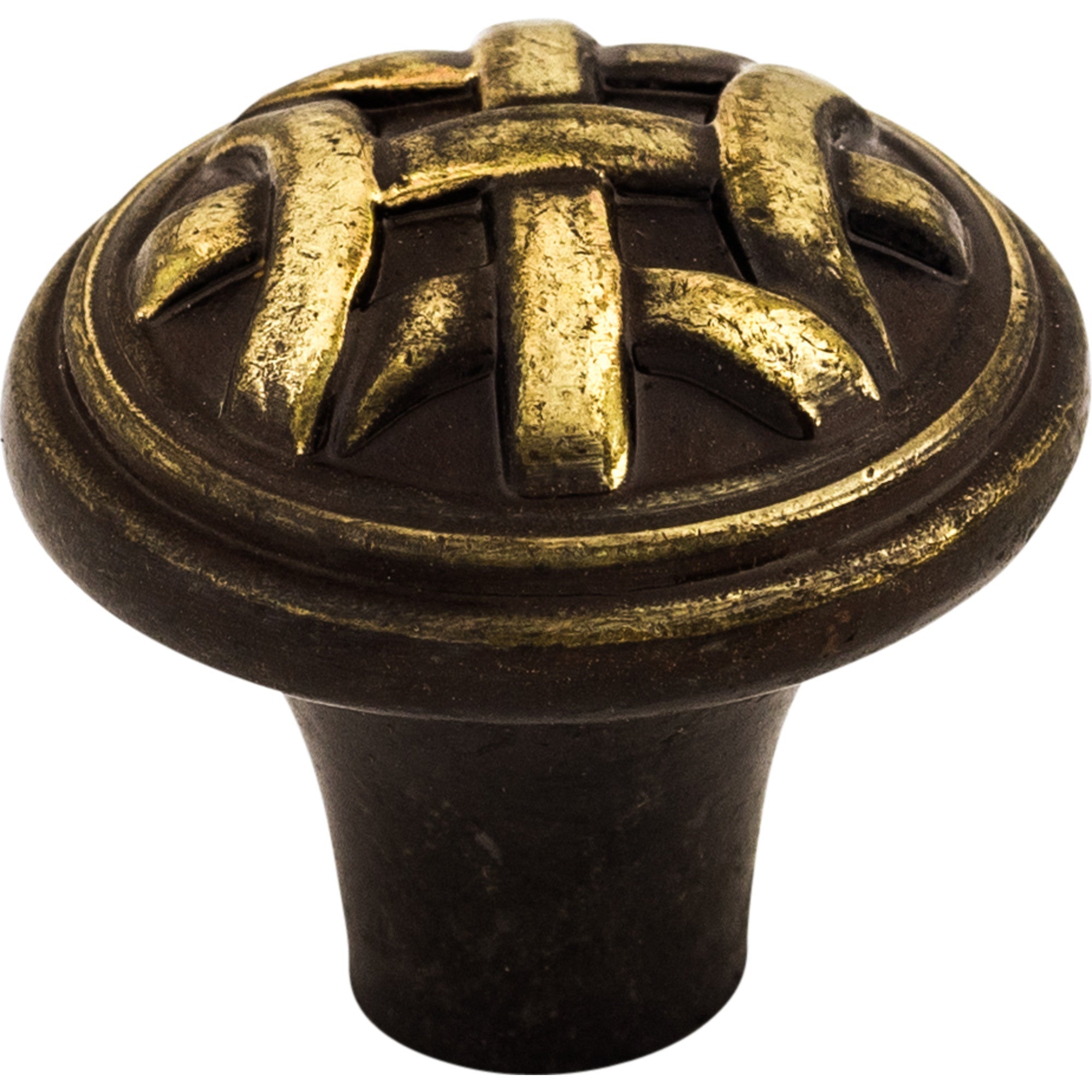 Worldwide Flooring Design Center Celtic Small Knob 1 Inch Dark Antique Brass Celtic Small Knob 1 Inch Dark Antique Brass Top Knobs Decorative Hardware