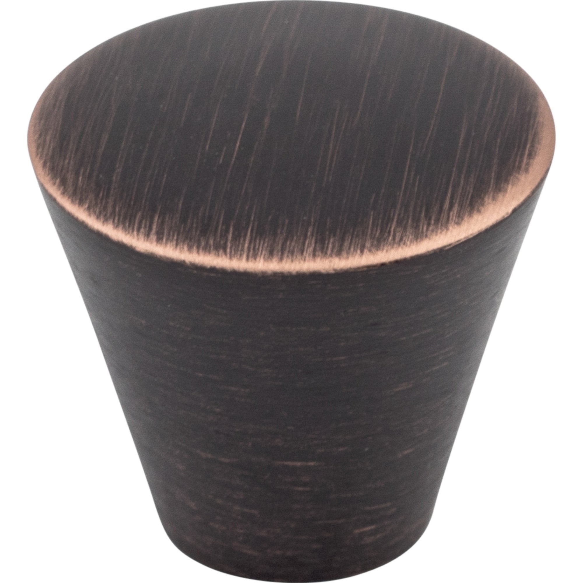 Worldwide Flooring Design Center Cone Knob 1 1/16 Inch Tuscan Bronze Cone Knob 1 1/16 Inch Tuscan Bronze Top Knobs Decorative Hardware